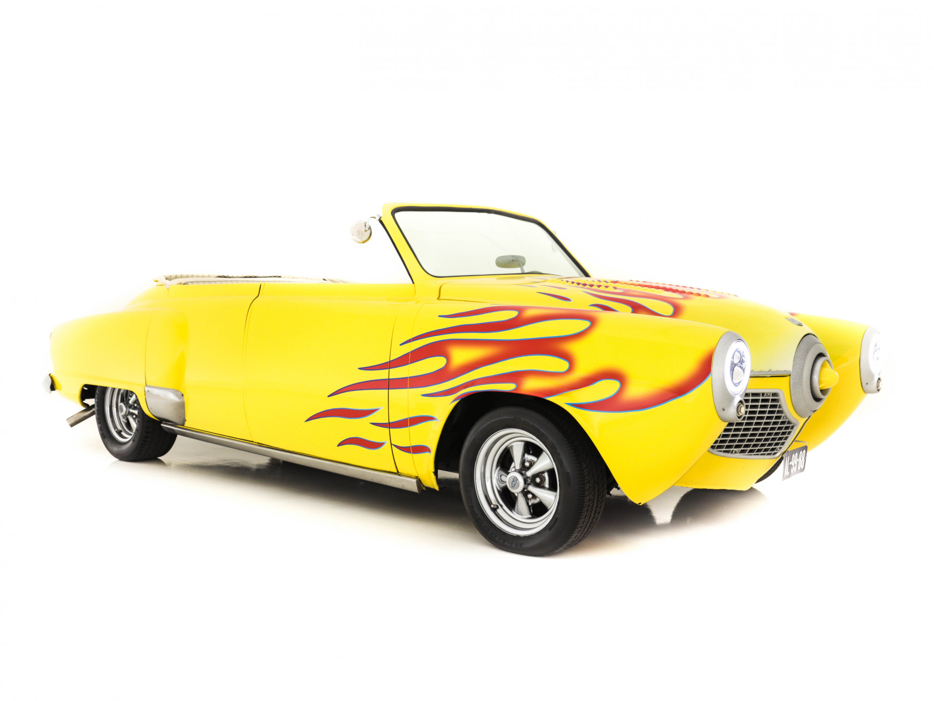 Studebaker commander BULLET NOSE CABRIO CUSTOM BUILD LONGBODY 5.7 V8 180 KW Uiterst zeldzame auto, custom gebouwd