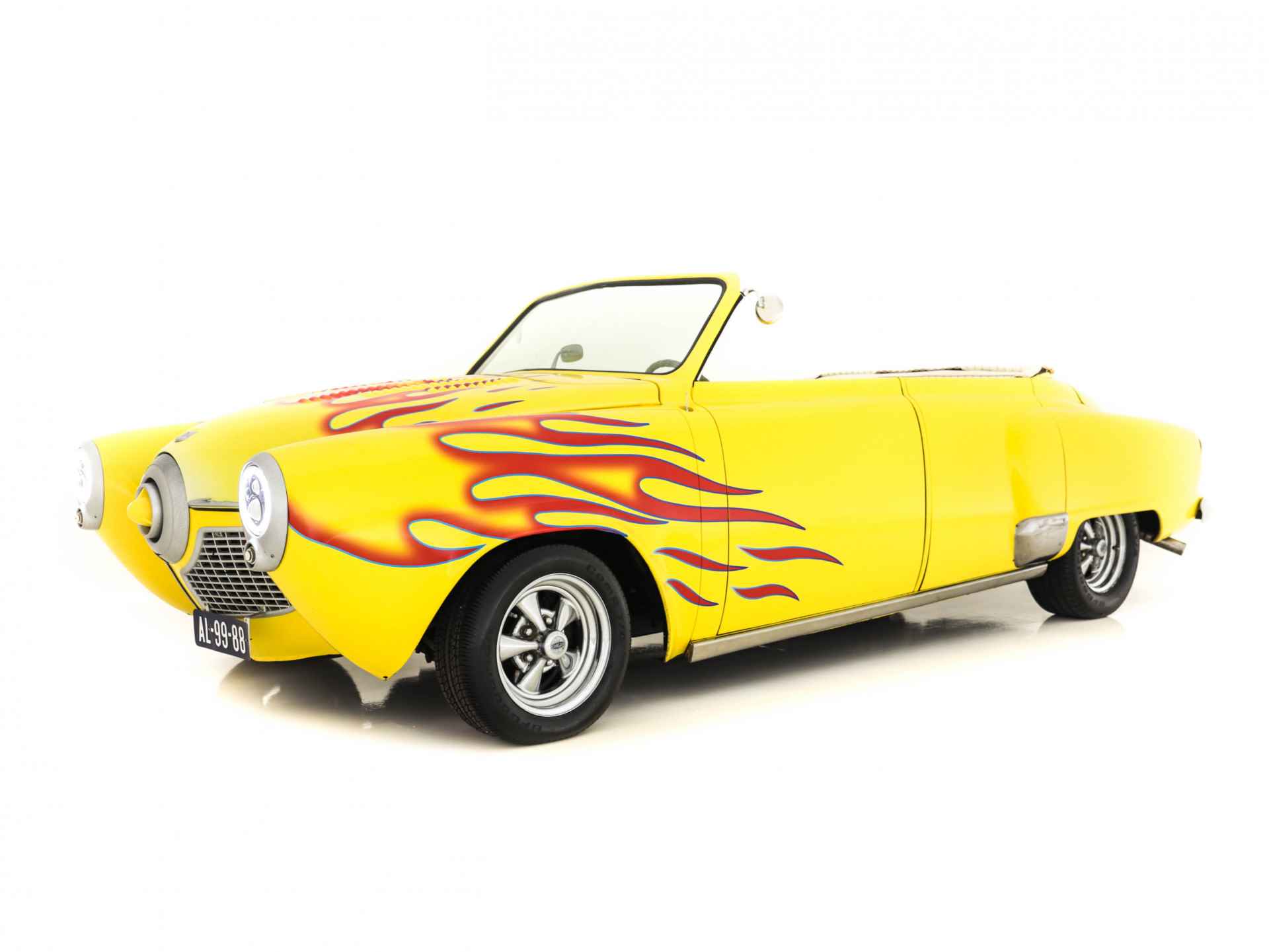 Studebaker commander BULLET NOSE CABRIO CUSTOM BUILD LONGBODY 5.7 V8 180 KW Uiterst zeldzame auto, custom gebouwd - 3/39