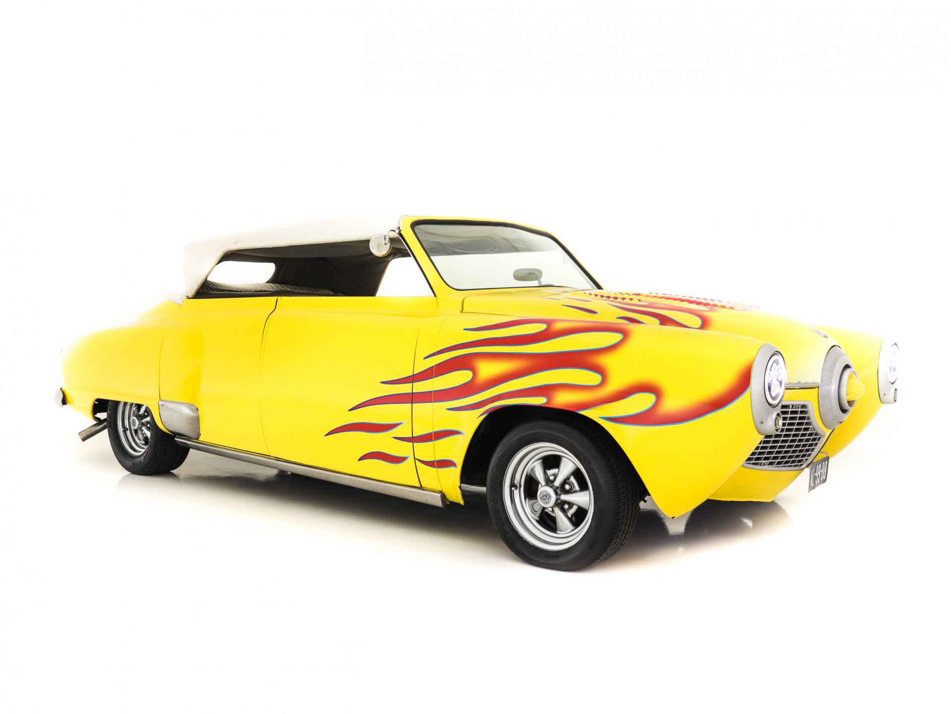 Studebaker commander BULLET NOSE CABRIO CUSTOM BUILD LONGBODY 5.7 V8 180 KW Uiterst zeldzame auto, custom gebouwd - 34/39