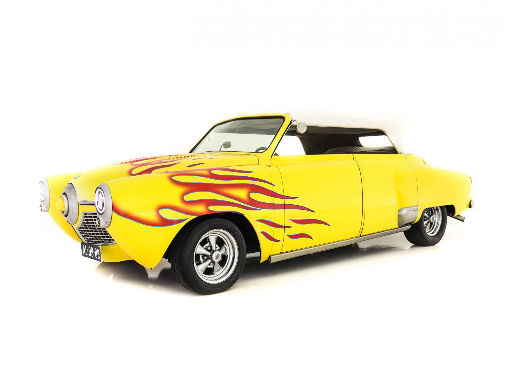 Studebaker commander BULLET NOSE CABRIO CUSTOM BUILD LONGBODY 5.7 V8 180 KW Uiterst zeldzame auto, custom gebouwd - 36/39