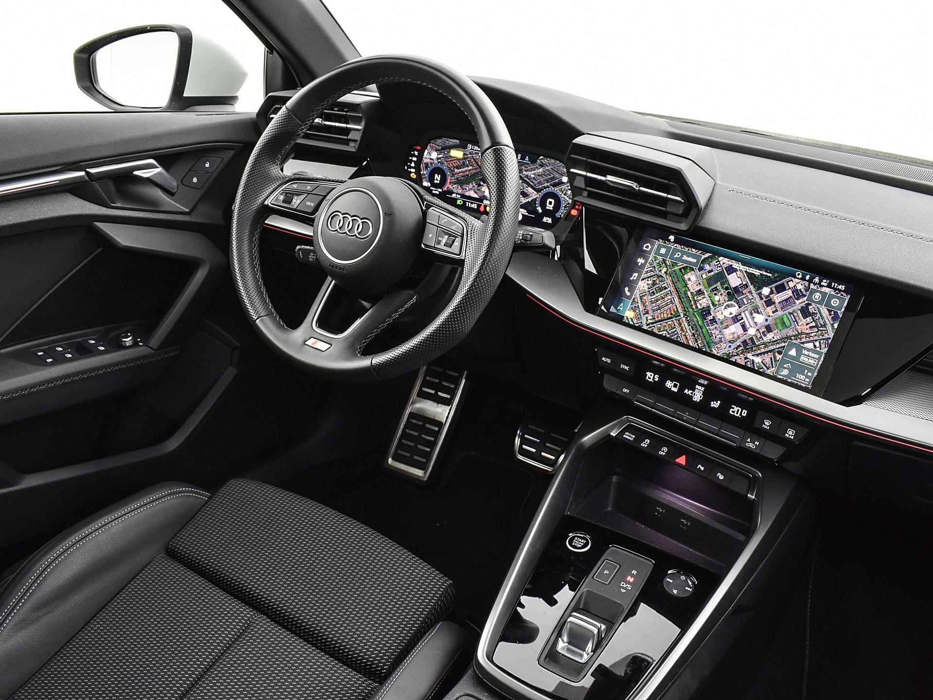 Audi A3 Sportback 30 Tfsi 110pk S-tronic S edition | Climatronic | Panoramadak | Park Assist | P-Sensoren | Camera | Navi | Smartphone Interface | Cruise Control | 18'' Inch | Garantie t/m 16-05-2026 of 100.000km - 22/29