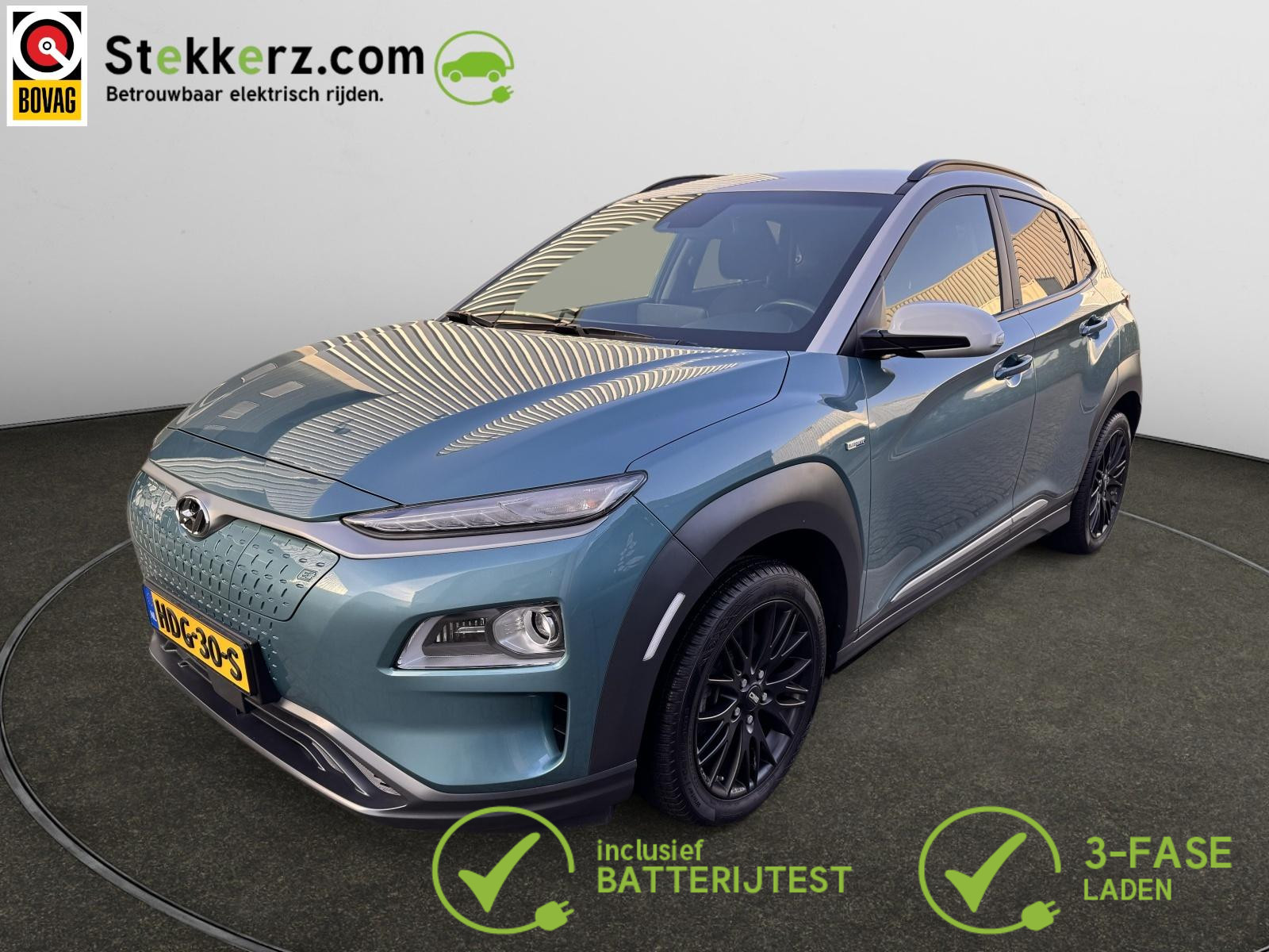 Hyundai Kona EV Comfort Smart 64 kWh SOH 97%,Stoelverwarming, Warmtepomp