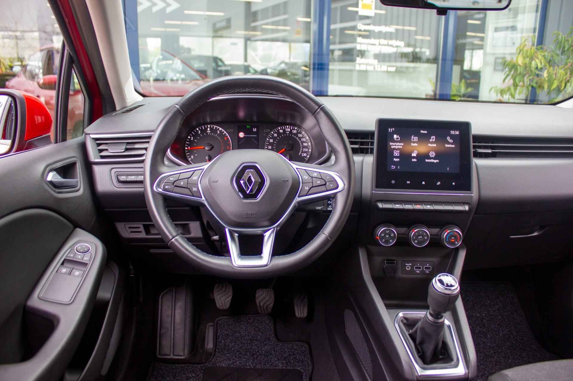 Renault Clio 1.0 TCe Intens | Prijs rijklaar incl. 12 mnd garantie | Navi via Carplay Pdc Ledverlichting Lane-assist Cruise - 25/35