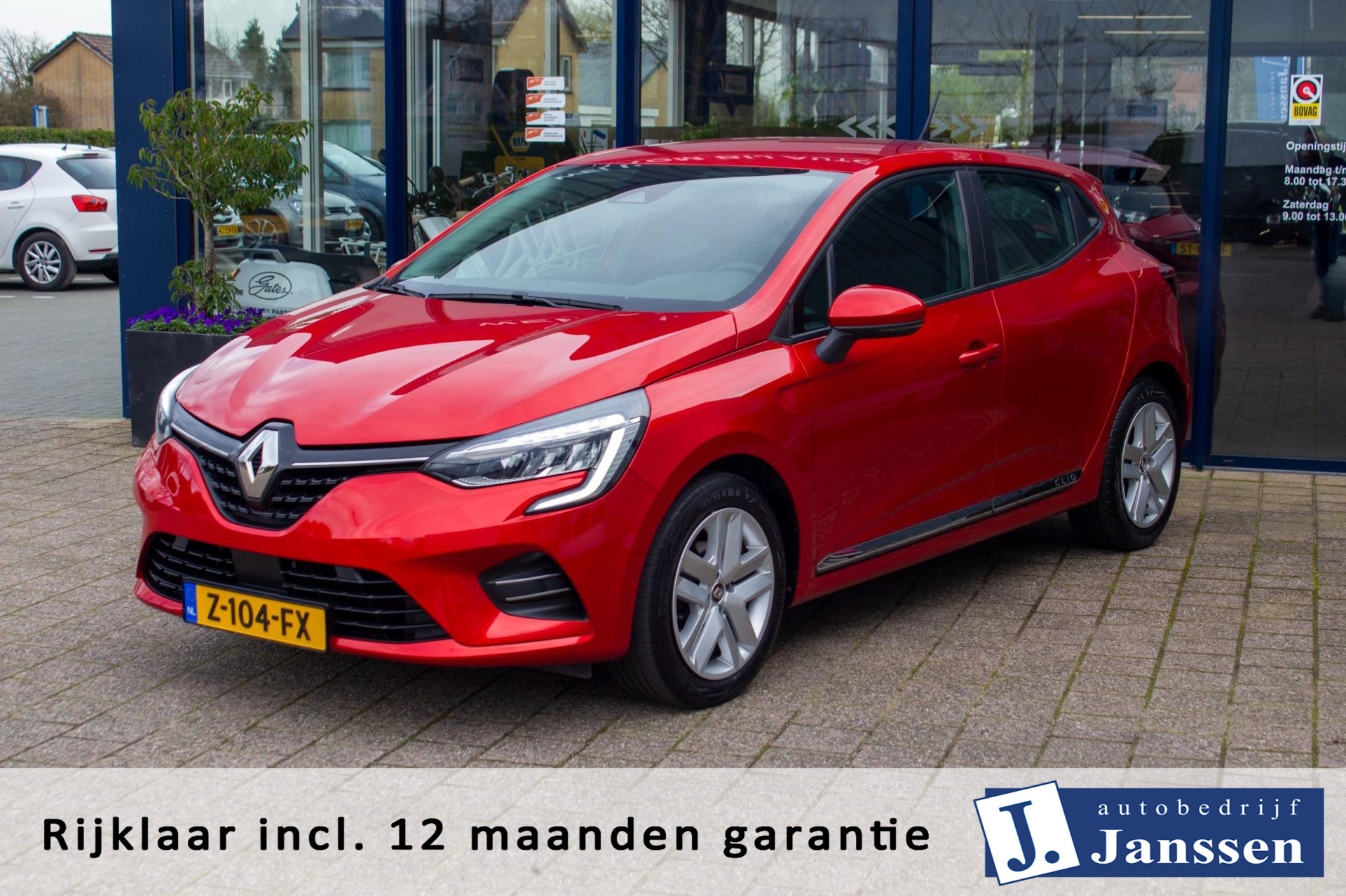 Renault Clio 1.0 TCe Intens | Prijs rijklaar incl. 12 mnd garantie | Navi via Carplay Pdc Ledverlichting Lane-assist Cruise bij viaBOVAG.nl