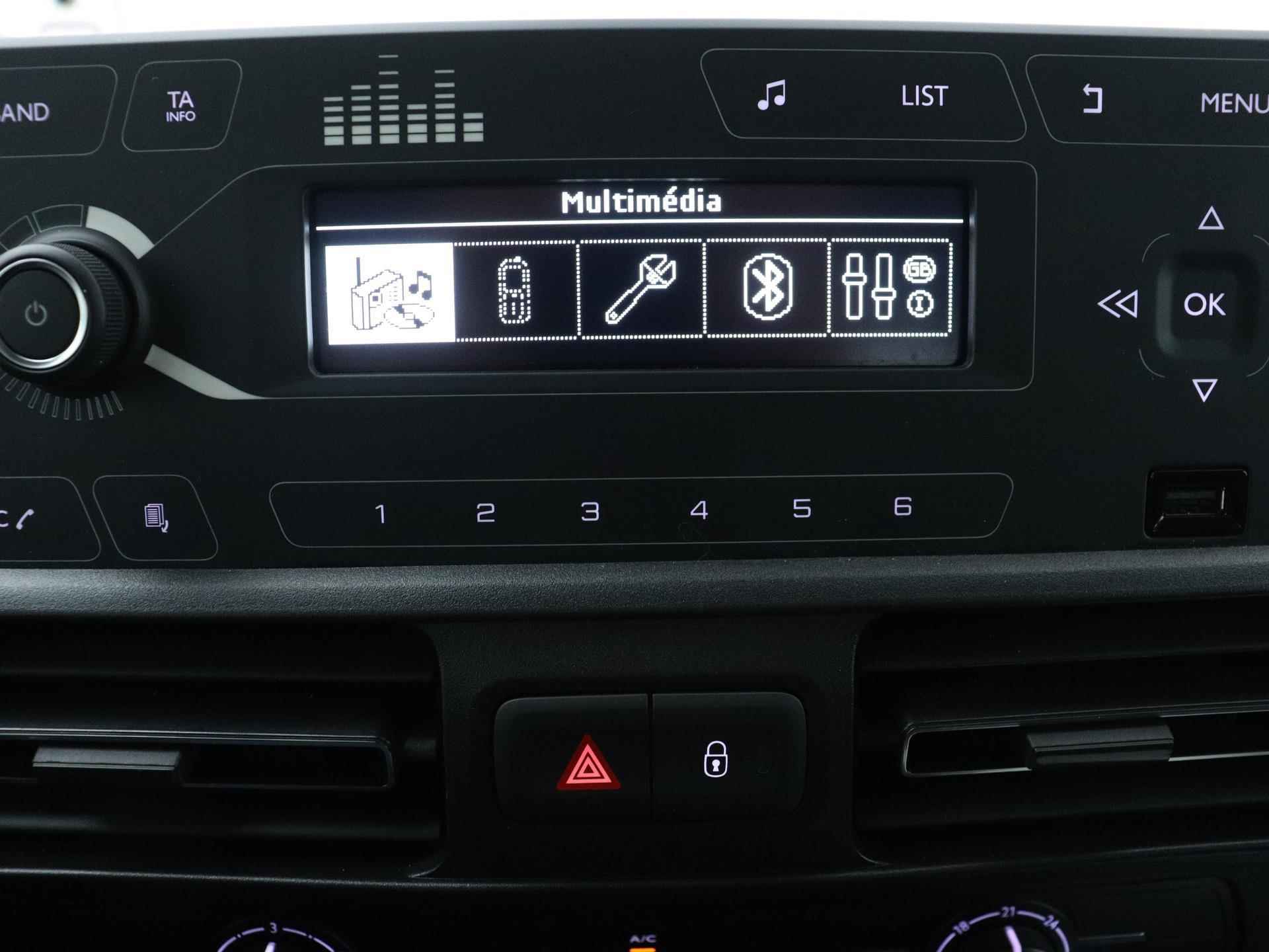 Peugeot Rifter Active 110pk | Airco | Cruise Control | Bluetooth | Zijschuifdeur Links | Audio Systeem - 28/31