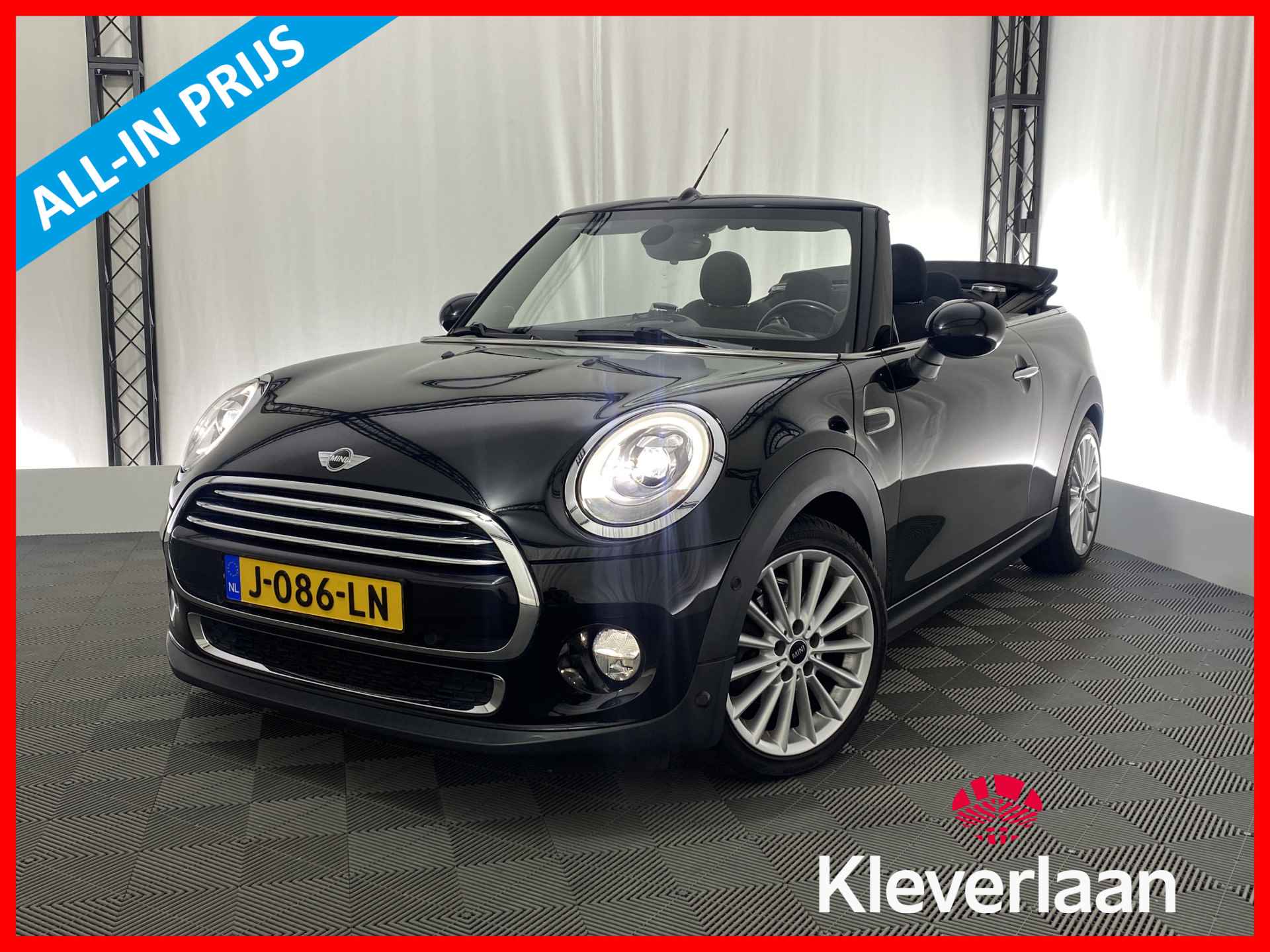 MINI Cabrio 1.5 Cooper Salt Automaat | Navi | 17 inch LMV | All Season | Stoelverw. | Cruise Control |