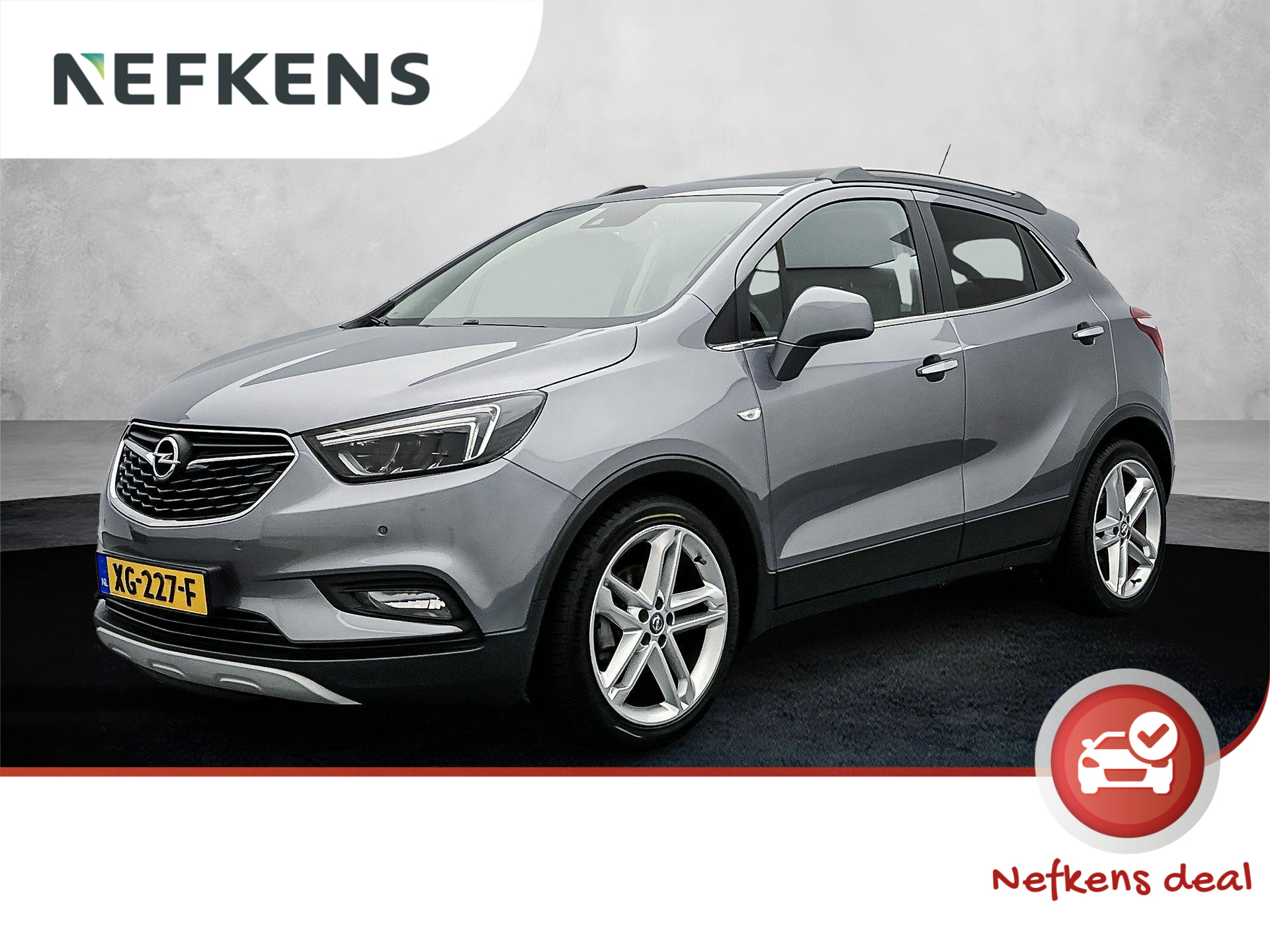 Opel Mokka X SUV Innovation 140 pk Automaat | Navigatie | Elektrisch Schuif/kanteldak | Achteruitrijcamera | Lederen Bekleding | Verwarmde Comfortstoelen | Trekhaak | Keyless Entry/Start | LED Dagrijverlichting | 17" Lichtmetalen Velgen | Apple Carplay/Android Auto |