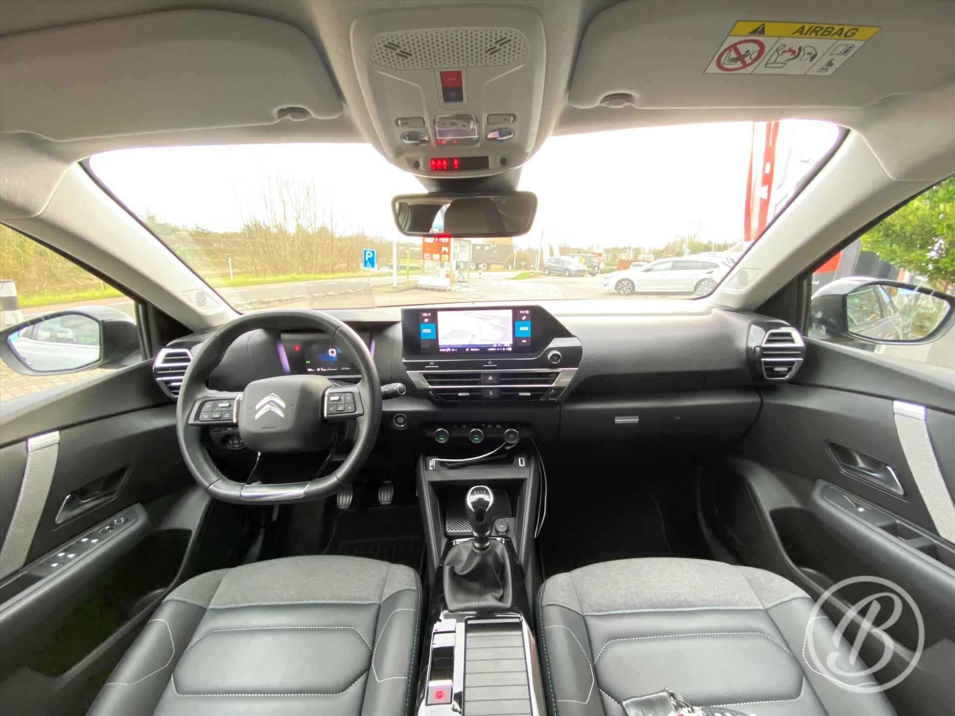 CITROEN C4 1.2 Turbo 130pk Shine | trekhaak, keyless, head up, dodehoekdetectie, camera, parkeersensoren, dab, navigatie, apple, android, climate en cruise - 9/63