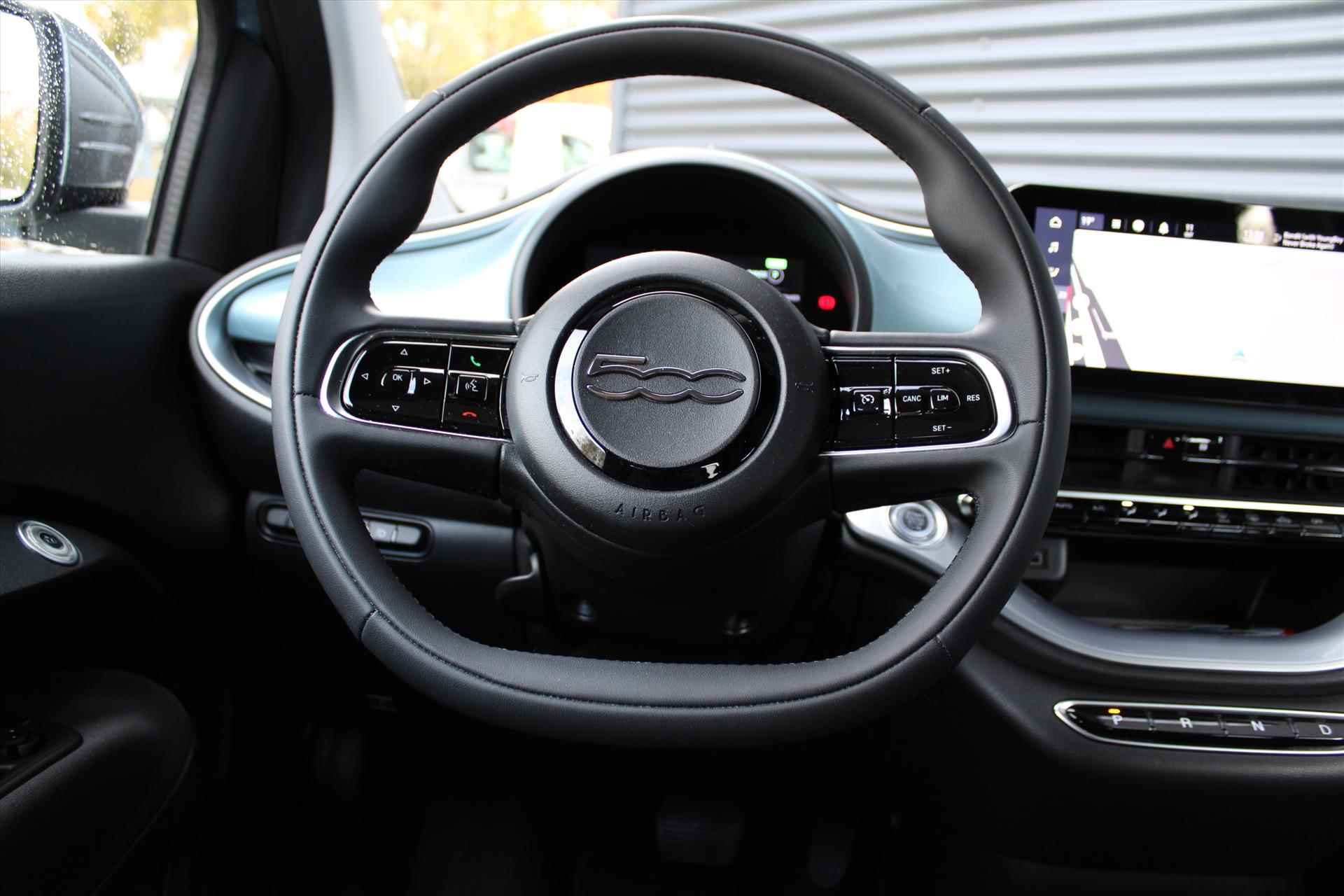 FIAT 500C 42kWh 118pk Aut Icon Cabrio | 100% elektrisch |  Navigatie | Cruise Control | PDC Achter | - 15/35