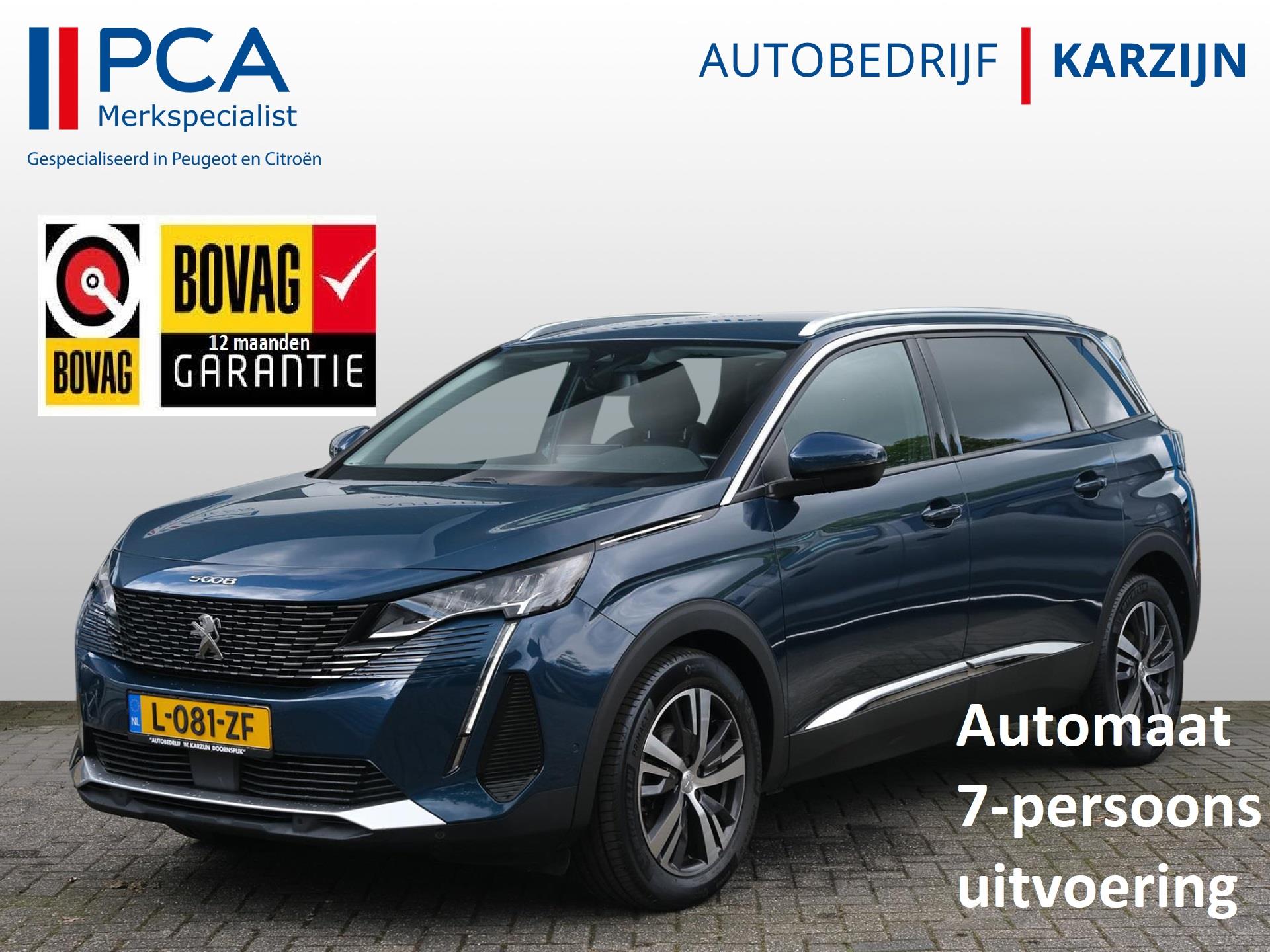 Peugeot 5008 1.2 PureTech Blue Lease Allure; 7- persoons uitvoering