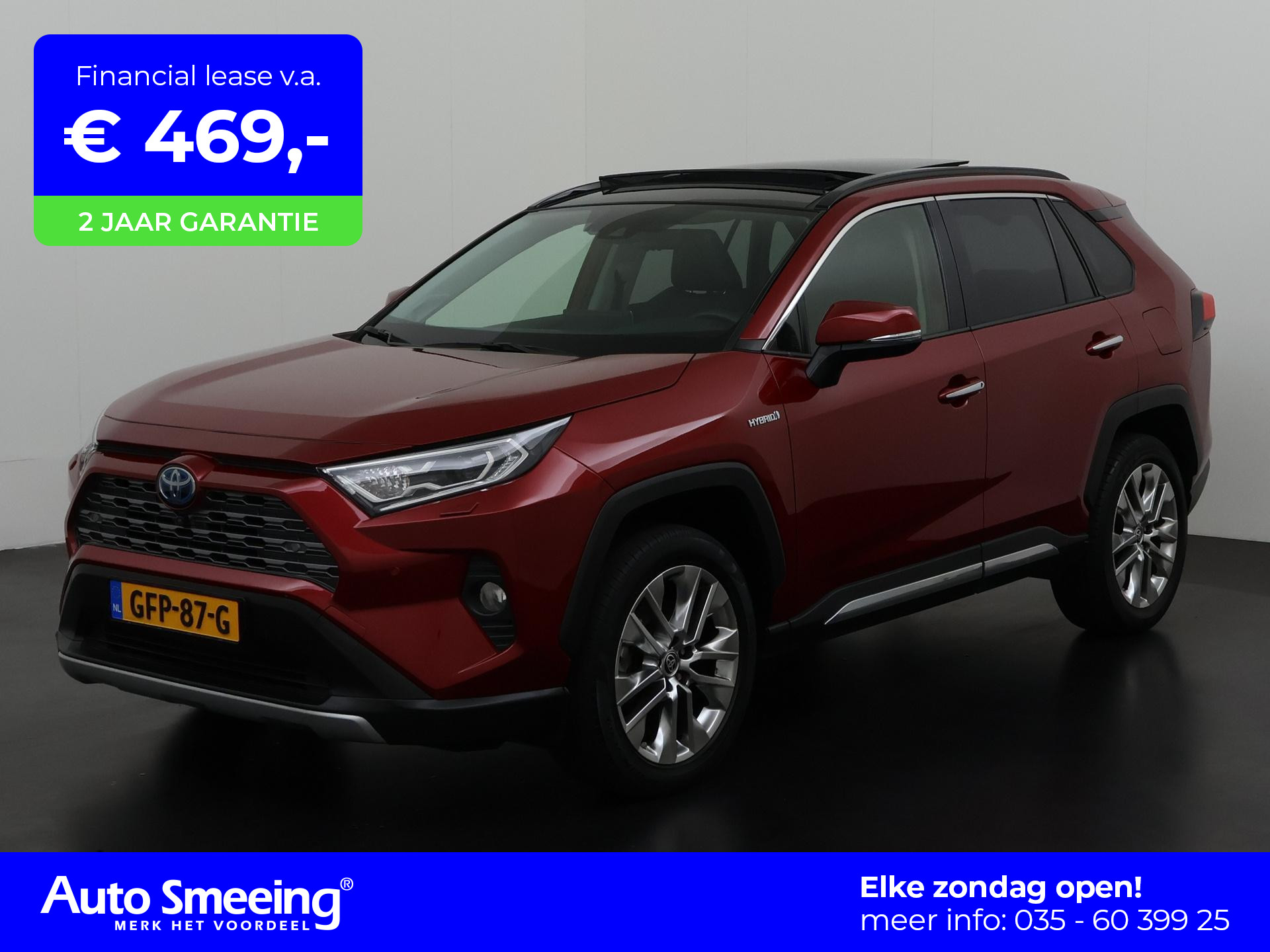 Toyota RAV4 2.5 Hybrid Executive | Panoramadak | Leder | Zondag Open!