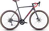 CUBE CROSS RACE PRO Heren Grey/red 56cm 2024