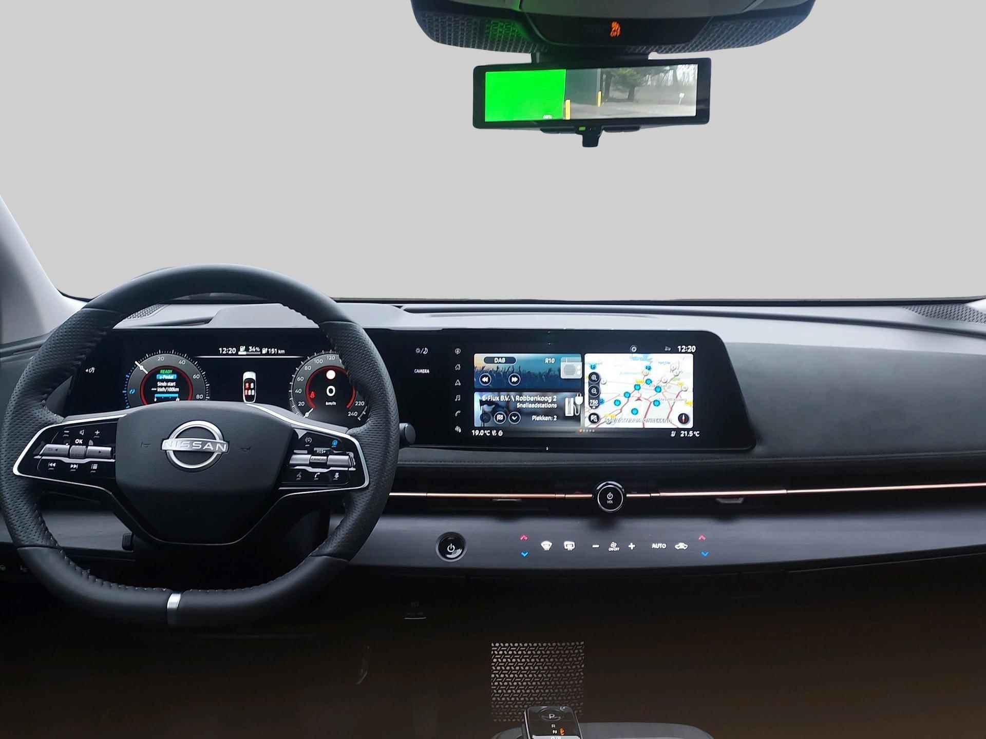 Nissan Ariya Evolve 91 kWh | 22 kWh onboard Charger | Pro Pilot | E-Pedal | Head Up Display | Panorama Dak | 19 inch - 10/48