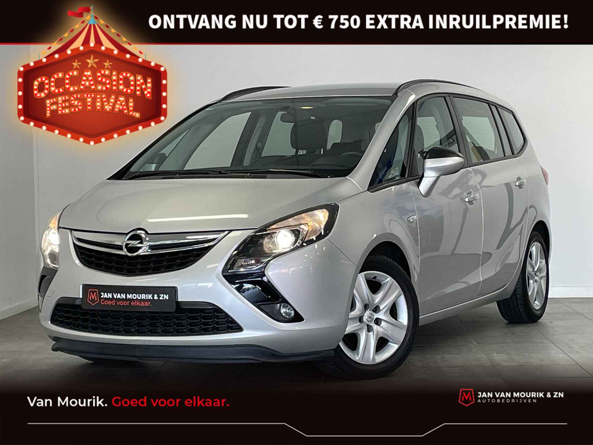 Opel Zafira Tourer 1.4 Turbo 140 Business+ 7-persoons | Navigatie | Climate Control | Parkeersensoren - 1/37