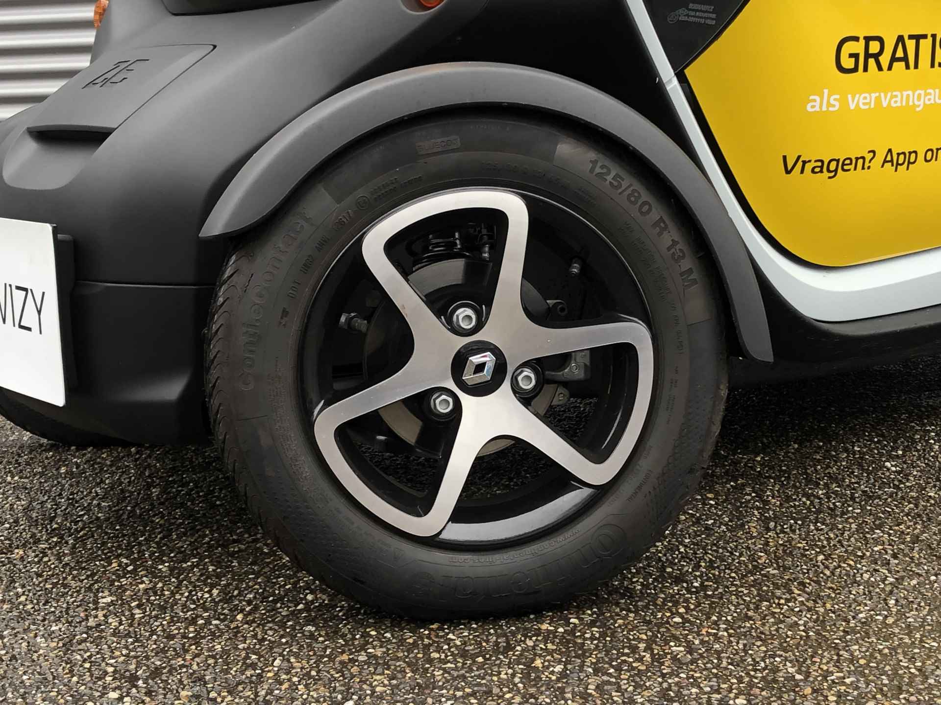 Renault Twizy Intens 80 HUURBATTERIJ ALL-IN PRIJS! Deuren incl. ramen | Velgen | Park. sens. - 5/22