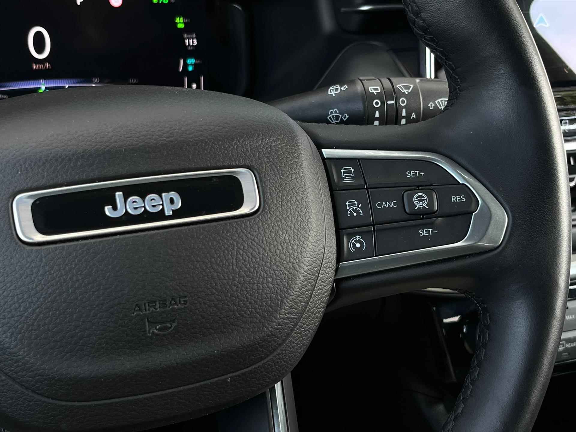 JEEP Compass 1.3T 4XE 190pk PHEV Limited | Apple CarPlay | Navigatie | Stoelverwarming - 24/60