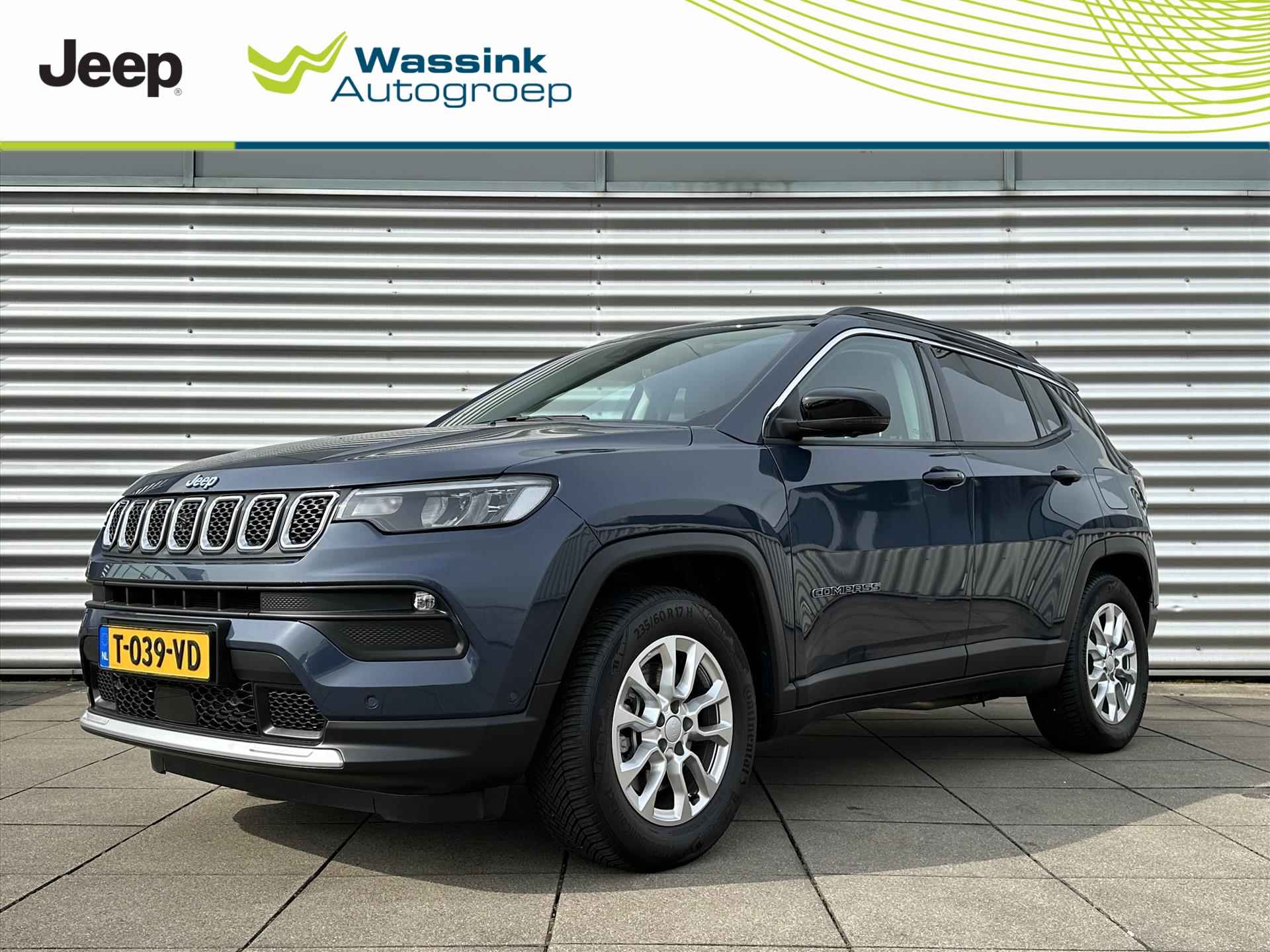 JEEP Compass 1.3T 4XE 190pk PHEV Limited | Apple CarPlay | Navigatie | Stoelverwarming - 1/60