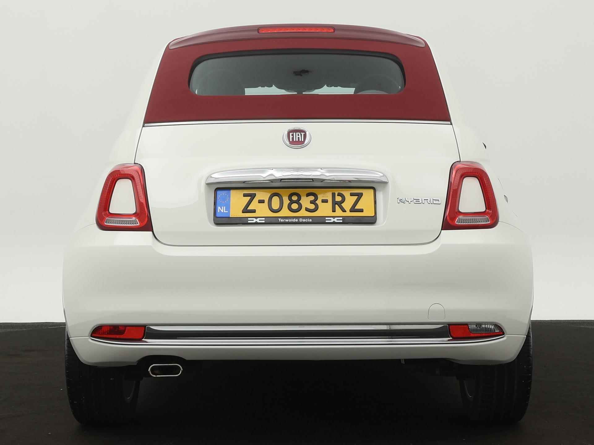 Fiat 500C 1.0 Hybrid Dolcevita | Climate Control | Cruise Control | Rood dak | Apple Carplay/Android | - 5/30