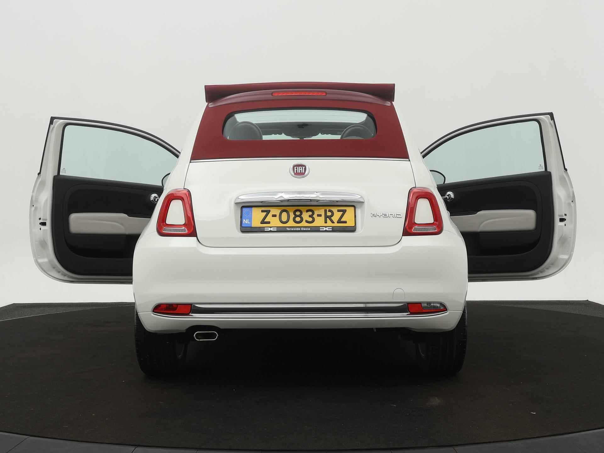 Fiat 500C 1.0 Hybrid Dolcevita | Climate Control | Cruise Control | Rood dak | Apple Carplay/Android | - 22/30