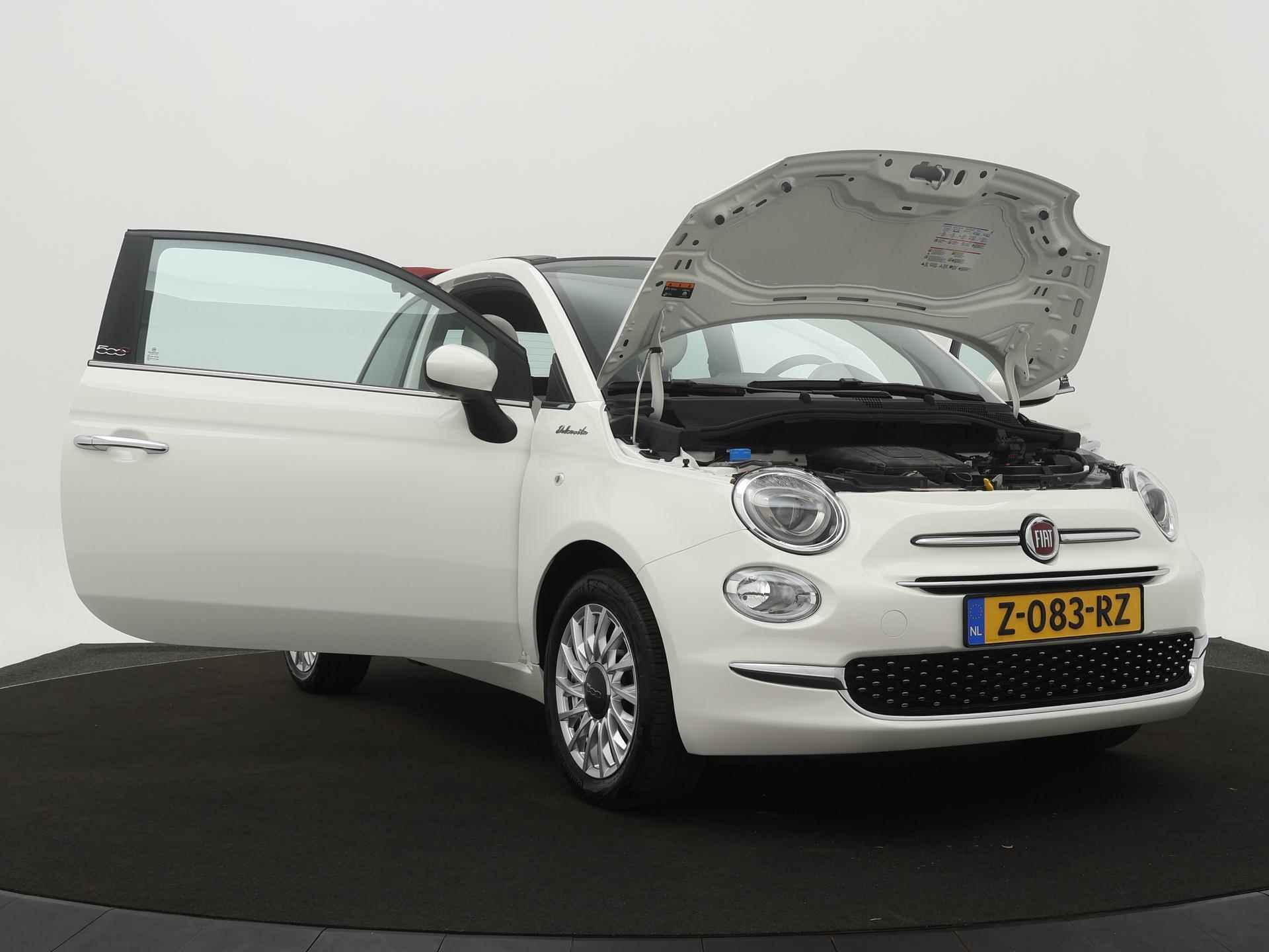 Fiat 500C 1.0 Hybrid Dolcevita | Climate Control | Cruise Control | Rood dak | Apple Carplay/Android | - 25/30