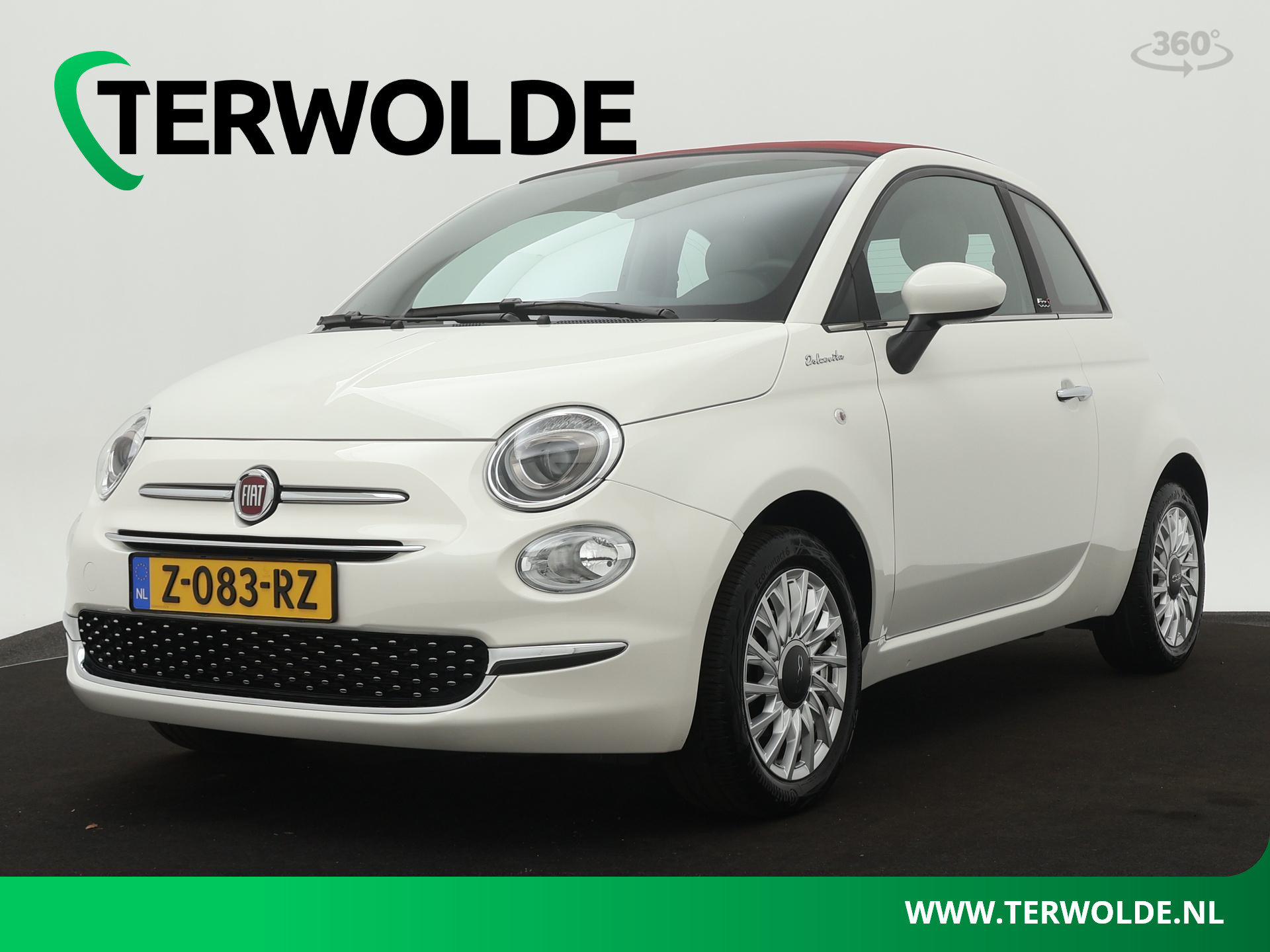 Fiat 500C 1.0 Hybrid Dolcevita | Climate Control | Cruise Control | Rood dak | Apple Carplay/Android |