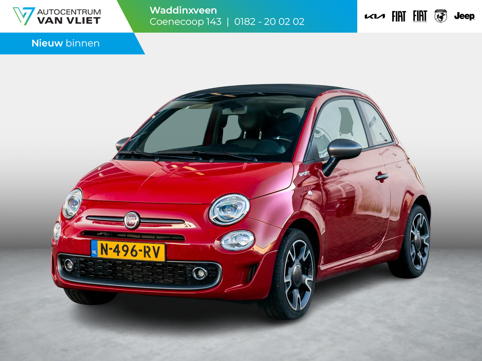 Fiat 500 C Hybrid Sport | Clima | Cruise | PDC | Beats HiFi | Apple Carplay