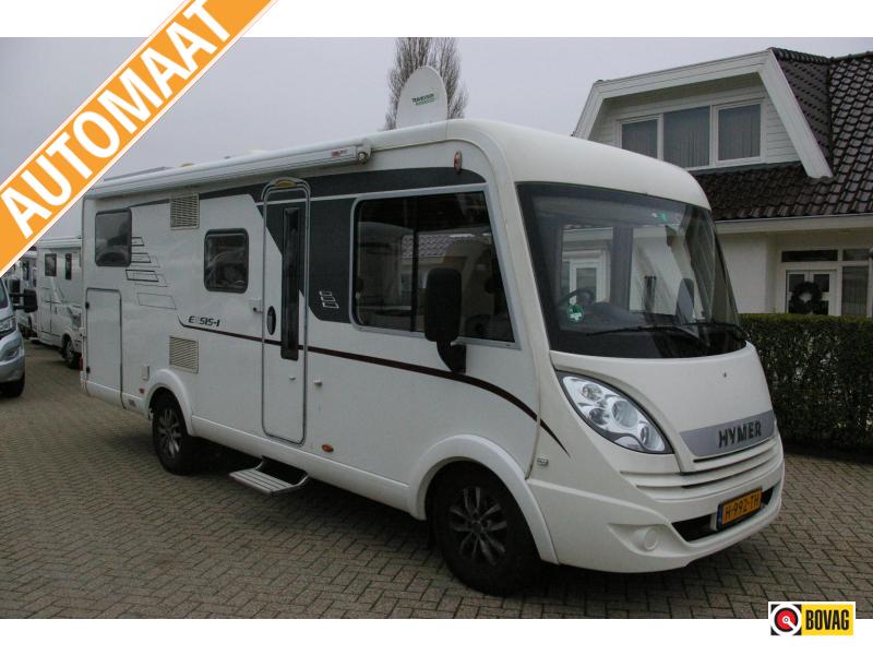 Hymer Exsis-I 644 Semi automaat, Dwarsbed