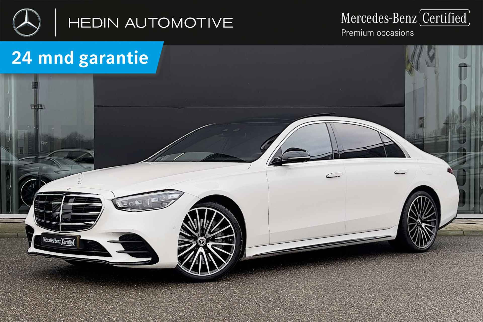 Mercedes-Benz S-klasse S 580e L Automaat AMG Line | MANUFAKTUR | Nightpakket | Panoramadak | Burmester 3D Audio | Airmatic | Stoelventilatie/verwarming | Memory | 360° Camera | Sfeerverlichting - 1/35