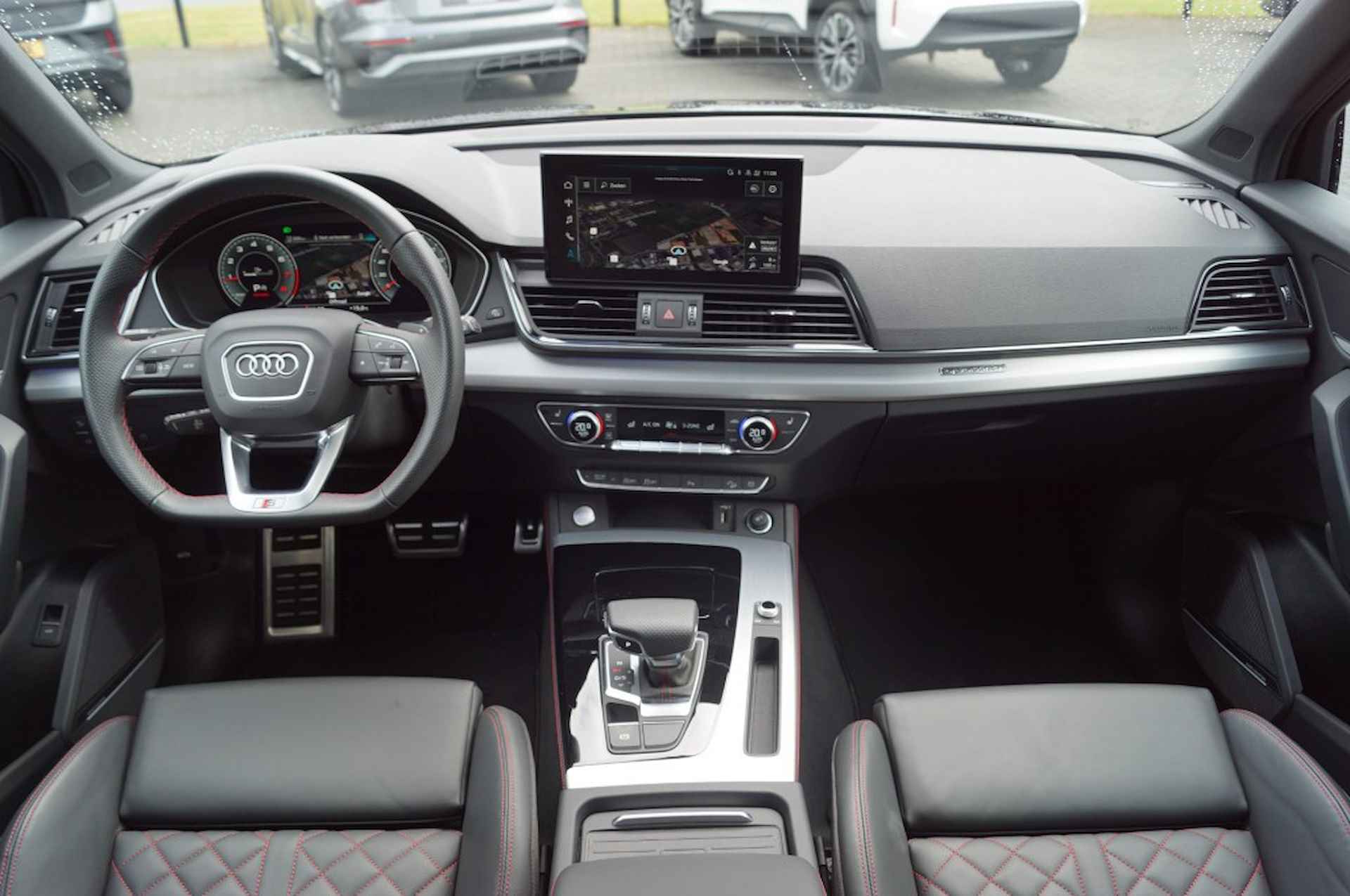 AUDI Q5 Sportback 45 TFSI Quattro / Luchtvering/Leer/21LM/Panodak/Matrix LED/B&amp;O - 4/65