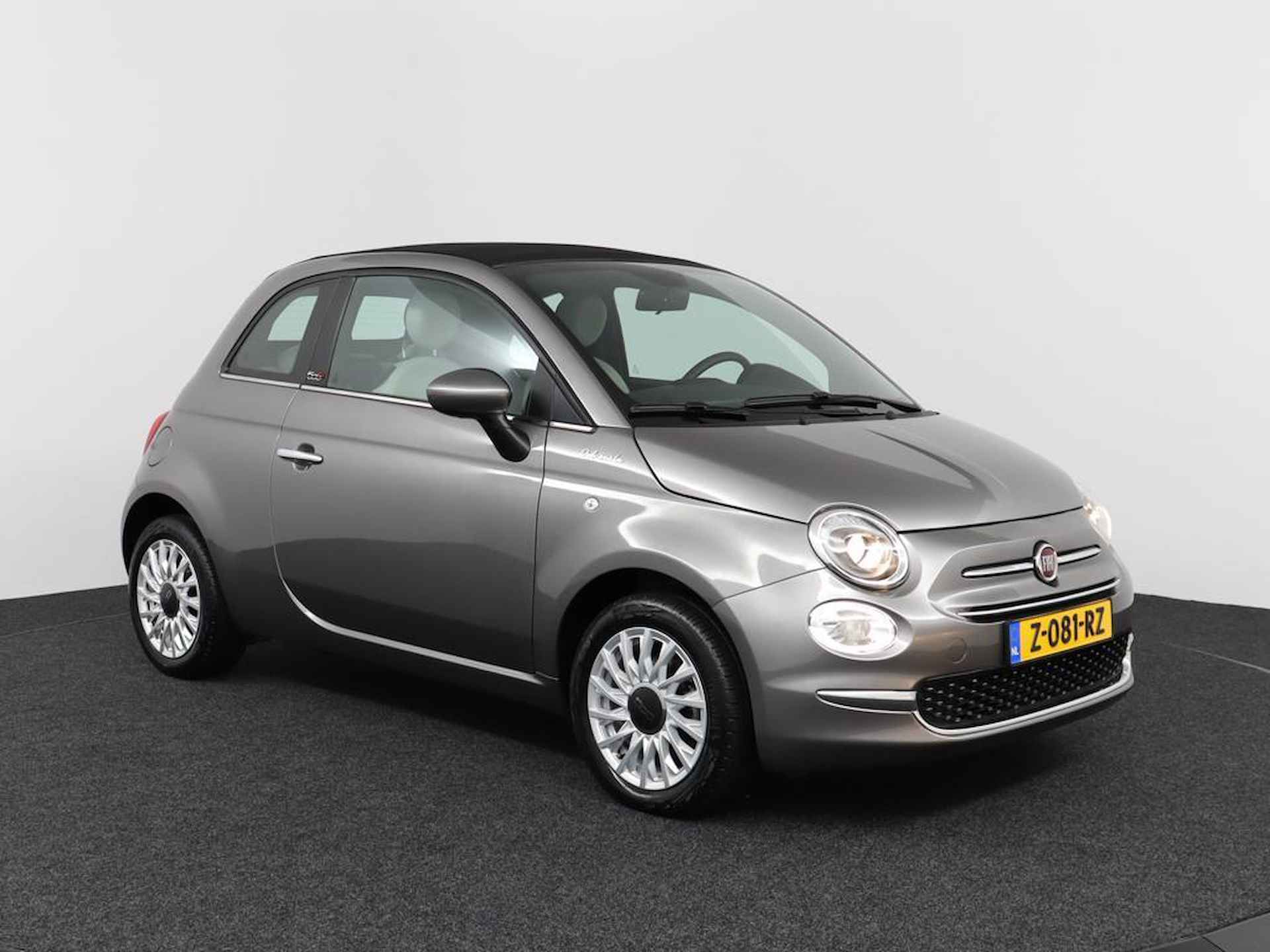 Fiat 500 C 1.0 Hybrid CABRIO Dolcevita | Elektrisch dak | Lederen bekleding | U-Connect Apple Carplay / Android auto NAVI | Climate Control | Cruise Control - 3/58