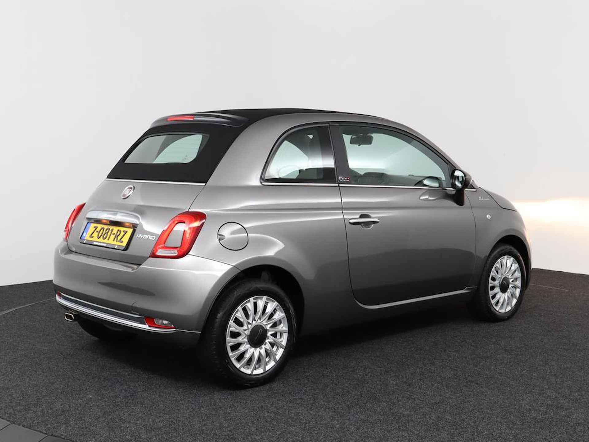 Fiat 500 C 1.0 Hybrid CABRIO Dolcevita | Elektrisch dak | Lederen bekleding | U-Connect Apple Carplay / Android auto NAVI | Climate Control | Cruise Control - 5/58