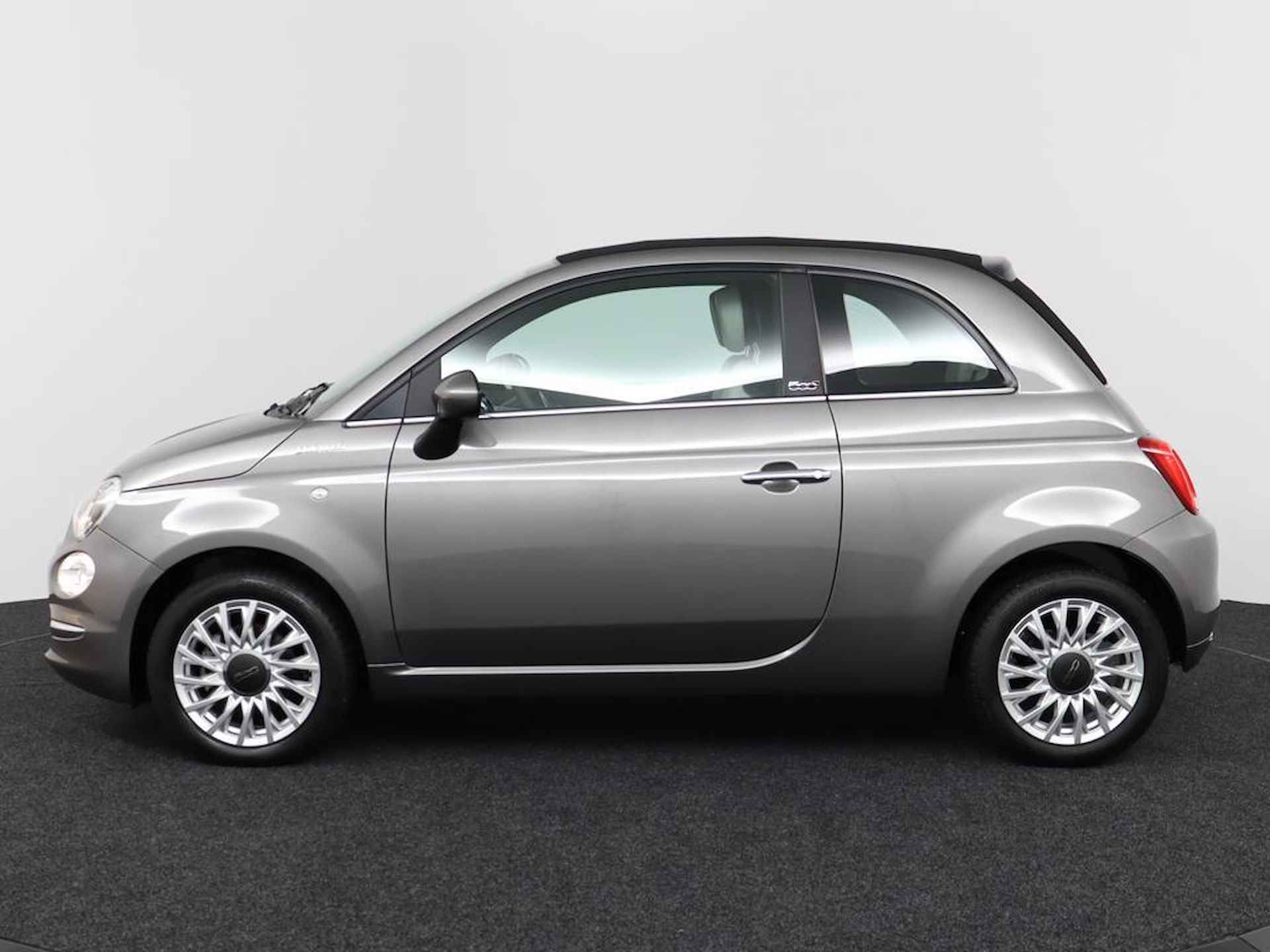 Fiat 500 C 1.0 Hybrid CABRIO Dolcevita | Elektrisch dak | Lederen bekleding | U-Connect Apple Carplay / Android auto NAVI | Climate Control | Cruise Control - 8/58