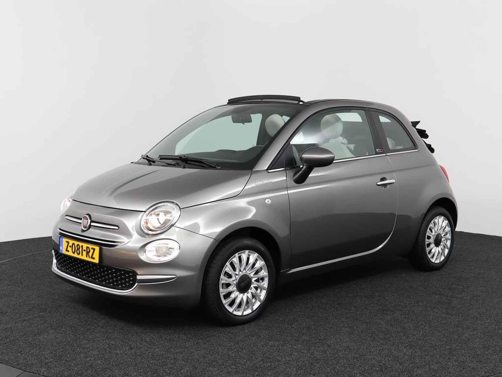 Fiat 500 C 1.0 Hybrid CABRIO Dolcevita | Elektrisch dak | Lederen bekleding | U-Connect Apple Carplay / Android auto NAVI | Climate Control | Cruise Control - 47/58