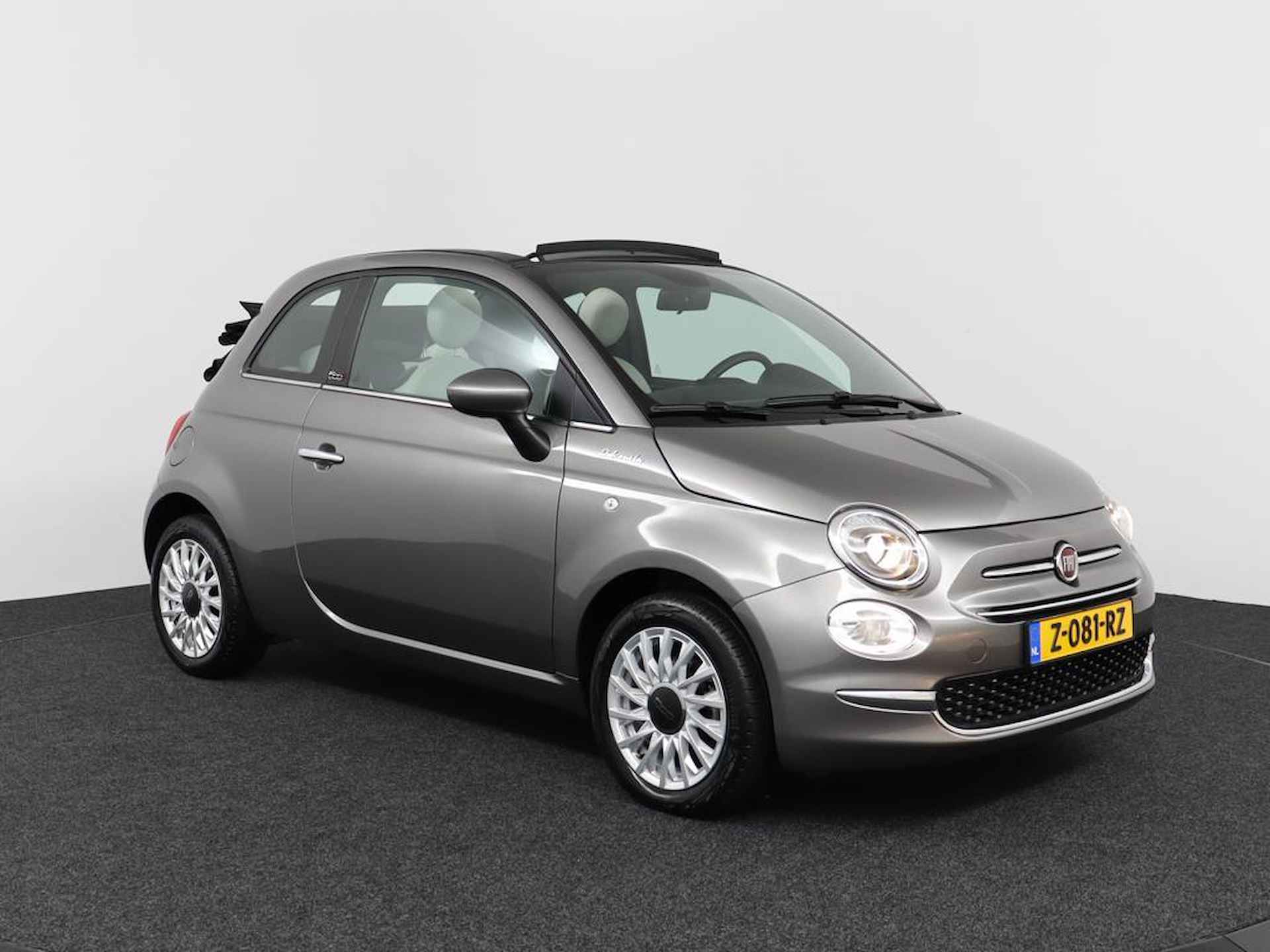 Fiat 500 C 1.0 Hybrid CABRIO Dolcevita | Elektrisch dak | Lederen bekleding | U-Connect Apple Carplay / Android auto NAVI | Climate Control | Cruise Control - 52/58