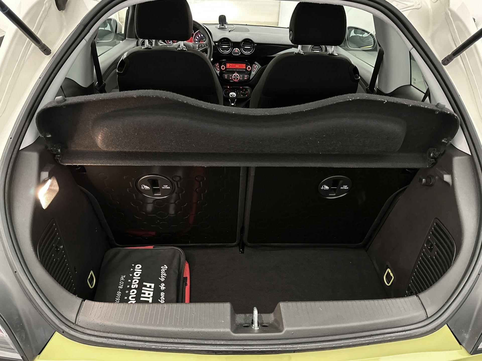 Opel ADAM Jam Favourite 90 pk | Navigatie | Parkeersensoren Voor en Achter | Airco | Cruise Control | Voorstoelen Verwarmd | Lederen Stuurwiel Verwarmd | Dodehoek Detectie | Start/Stop Systeem | 16" Lichtmetalen Velgen | Apple Carplay/Android Auto | - 16/37