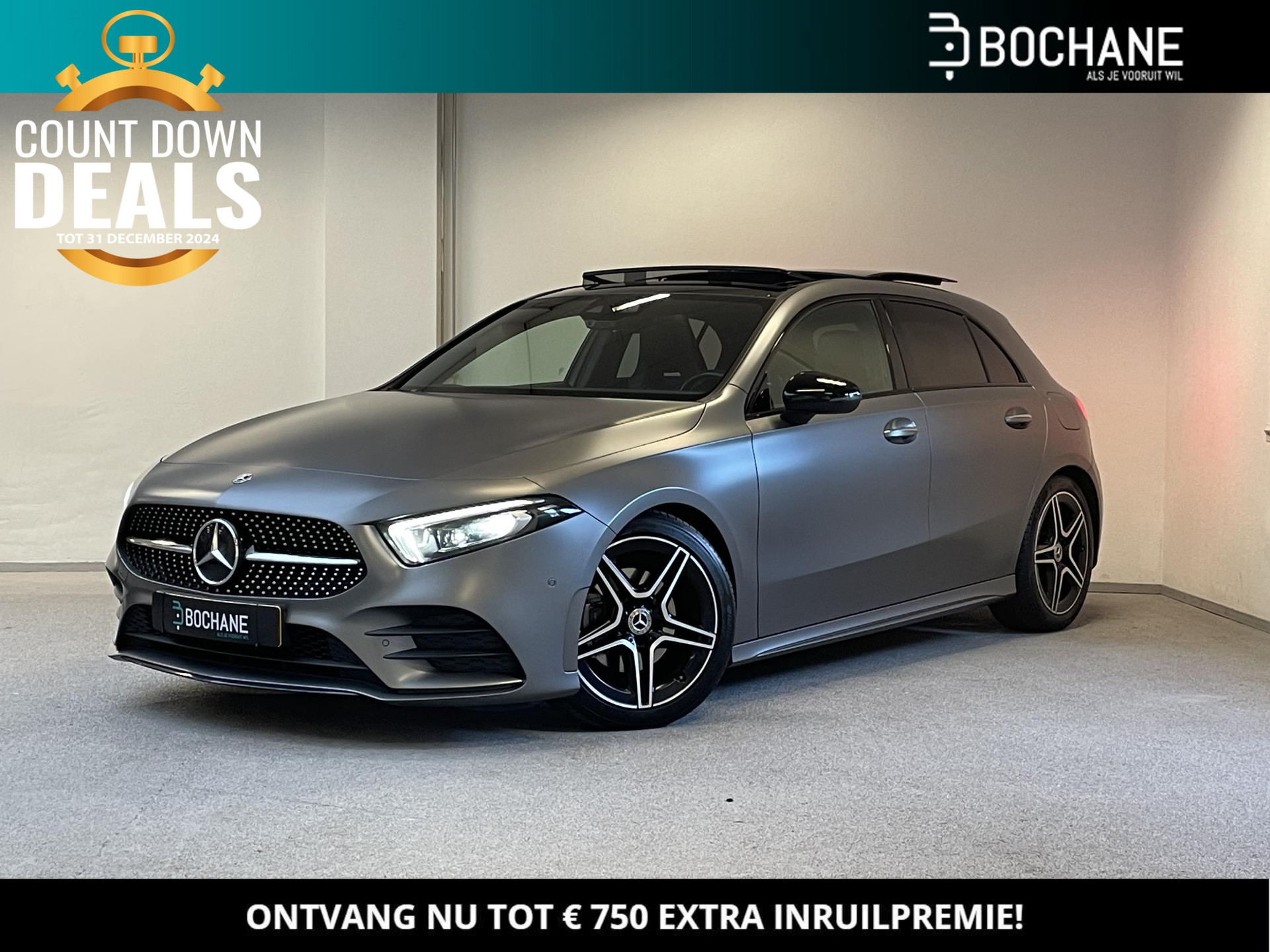 Mercedes-Benz A-klasse 180 AMG-Line | PANO | MULTIBEAM LED | BURMESTER | CARPLAY |