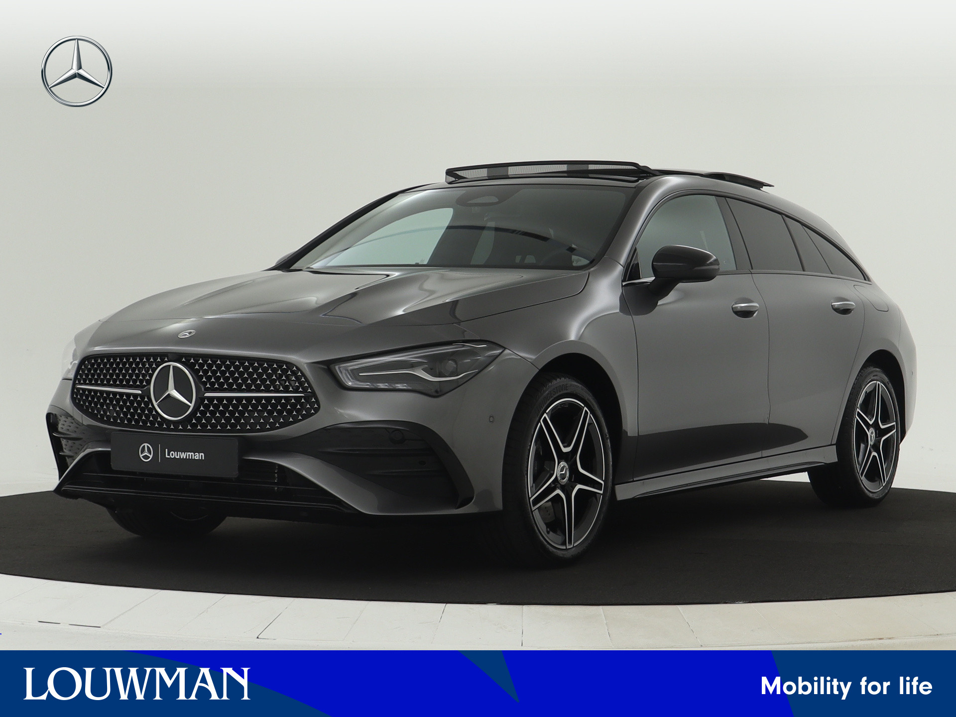 Mercedes-Benz CLA-Klasse Shooting Brake 250 e Star Edition AMG Line | Nightpakket | Trekhaak | KEYLESS GO-comfortpakket | EASY PACK achterklep | USB pakket plus | Dodehoekassistent | Antidiefstalpakket GUARD 360° Plus |