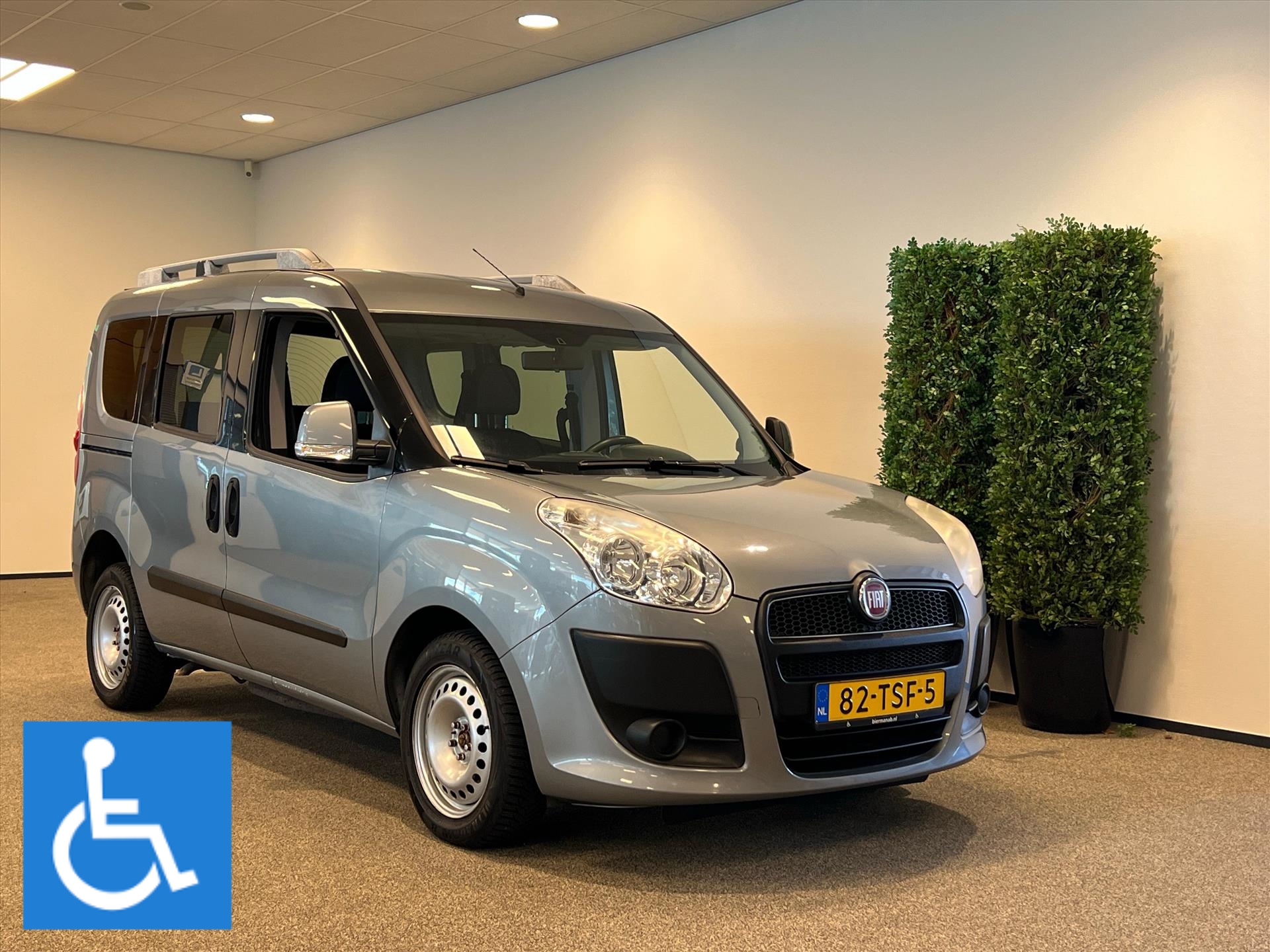 Fiat Doblo Rolstoelauto (airco) XXL ombouw 1.60 m bij viaBOVAG.nl