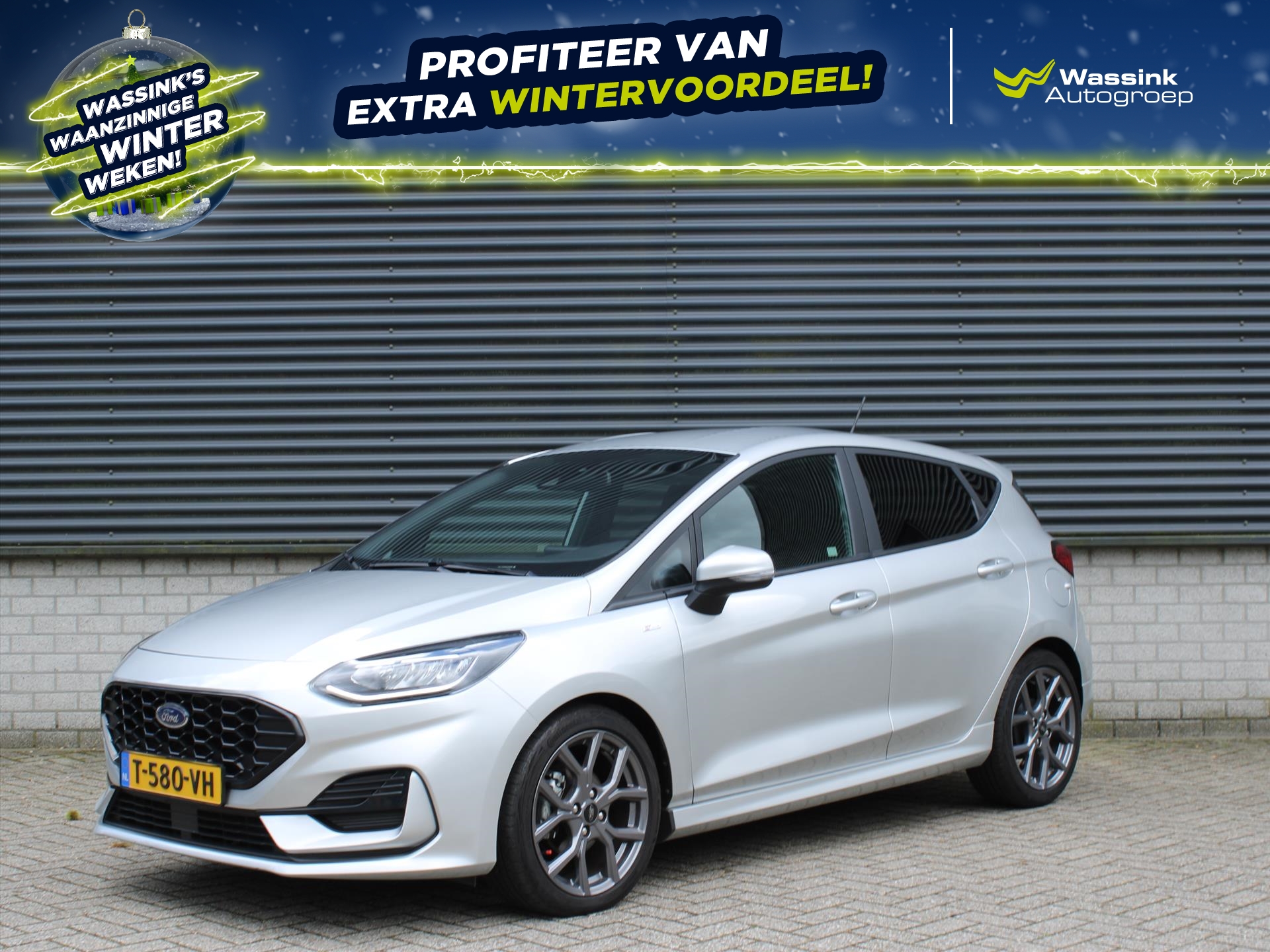 FORD Fiesta 1.0 EcoBoost Hybrid 125pk ST-Line | Apple Carplay & Android Auto | Parkeersensoren achter | Cruise Control |  LMV |