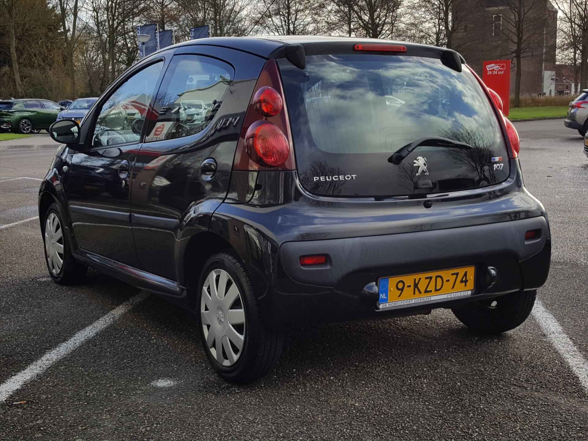 PEUGEOT 107 1.0 68PK 5D Active AIRCO | LED-dagrijverlichting | Elektrische ramen | Centrale vergrendeling | Radio CD-speler | DEALER ONDERHOUDEN! - 6/36