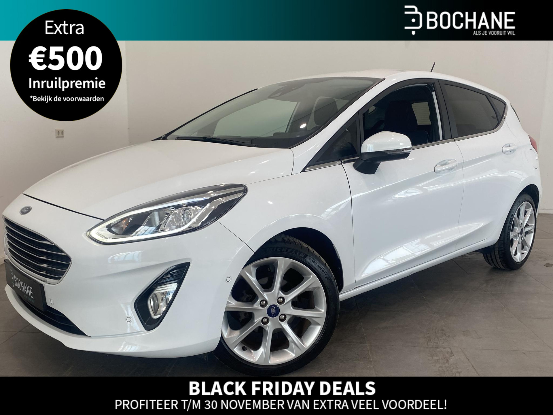 Ford Fiesta 1.0 EcoBoost 100 Titanium Automaat | CLIMA | CRUISE | NAVI | CAMERA | V+A PDC | LINE ASSIST |