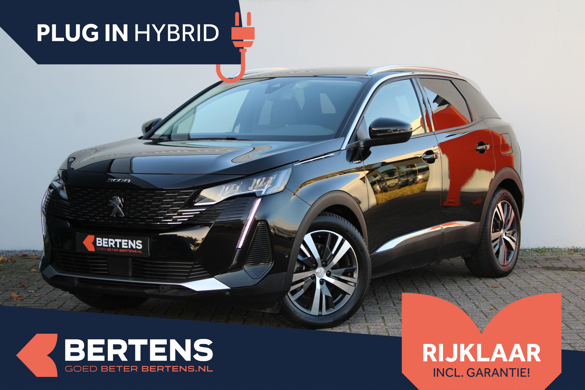 Peugeot 3008 1.6 HYbrid 225 Blue Lease Allure | Navi | Carplay | Parkeercamera | Rijklaarprijs