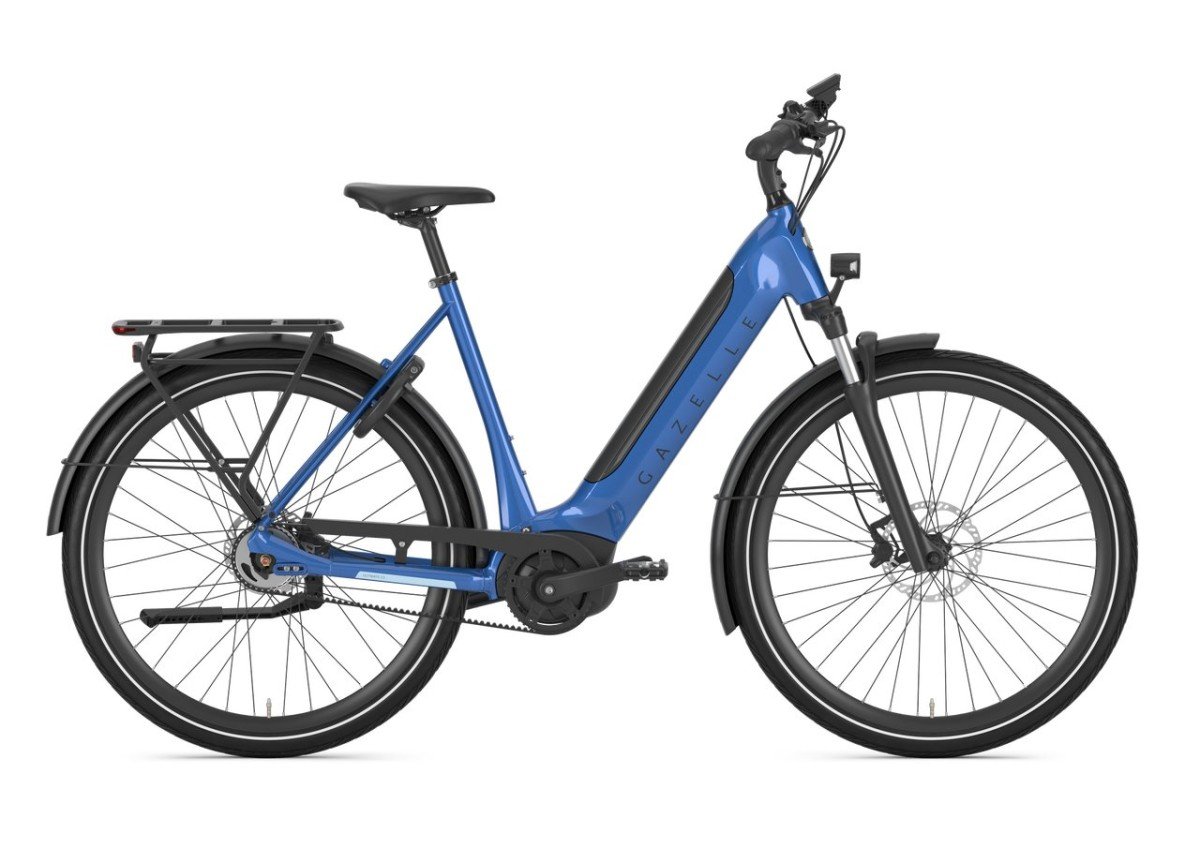 GAZELLE Ultimate test e-bike Dames Tropical Blue Glans 53cm 2025