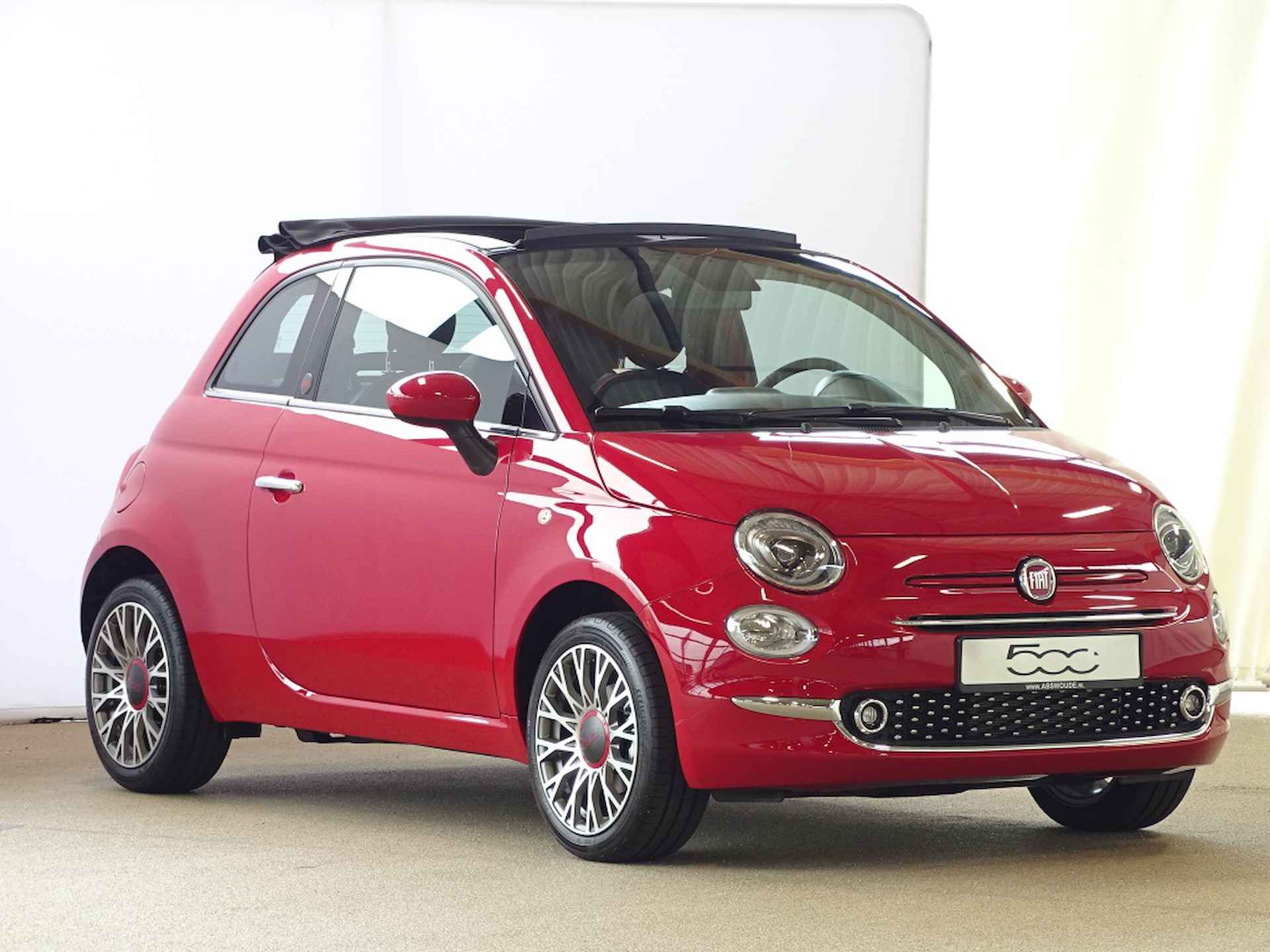 Fiat 500C 1.0 Hybrid Red - 4/31