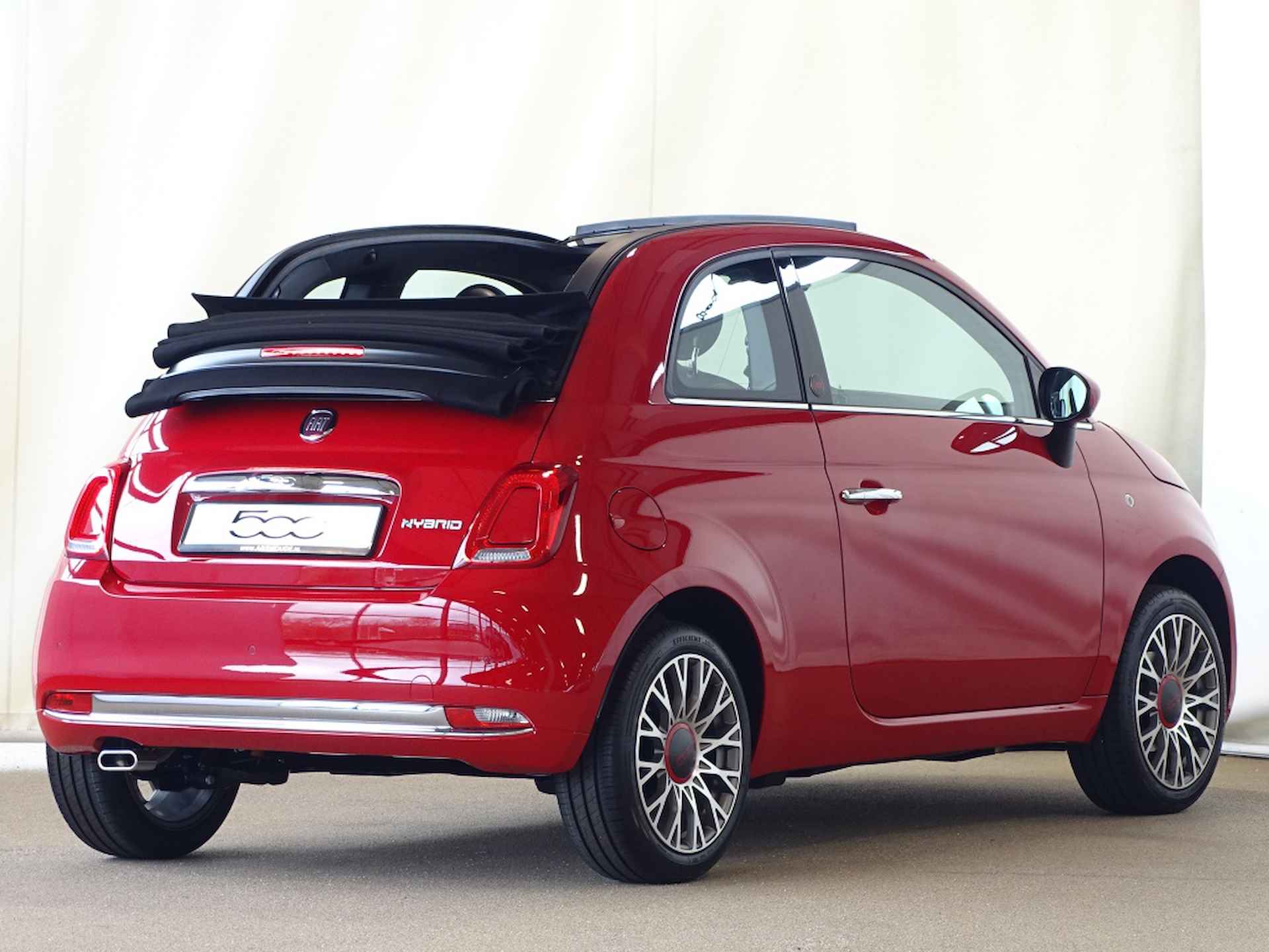 Fiat 500C 1.0 Hybrid Red - 9/31