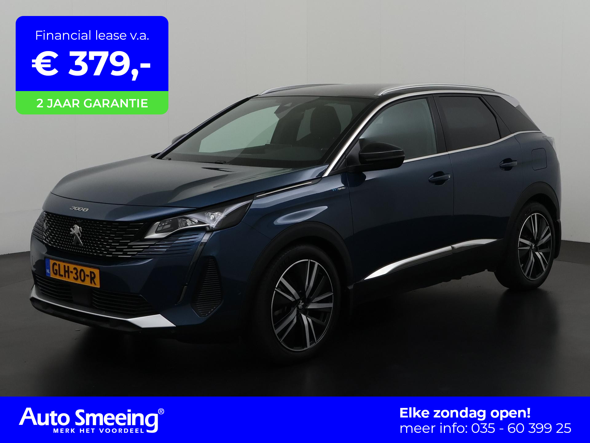 Peugeot 3008 1.6 HYbrid 225 GT | Leder | Stoelmassage | 360 Camera | Elek achterklep | Zondag Open!