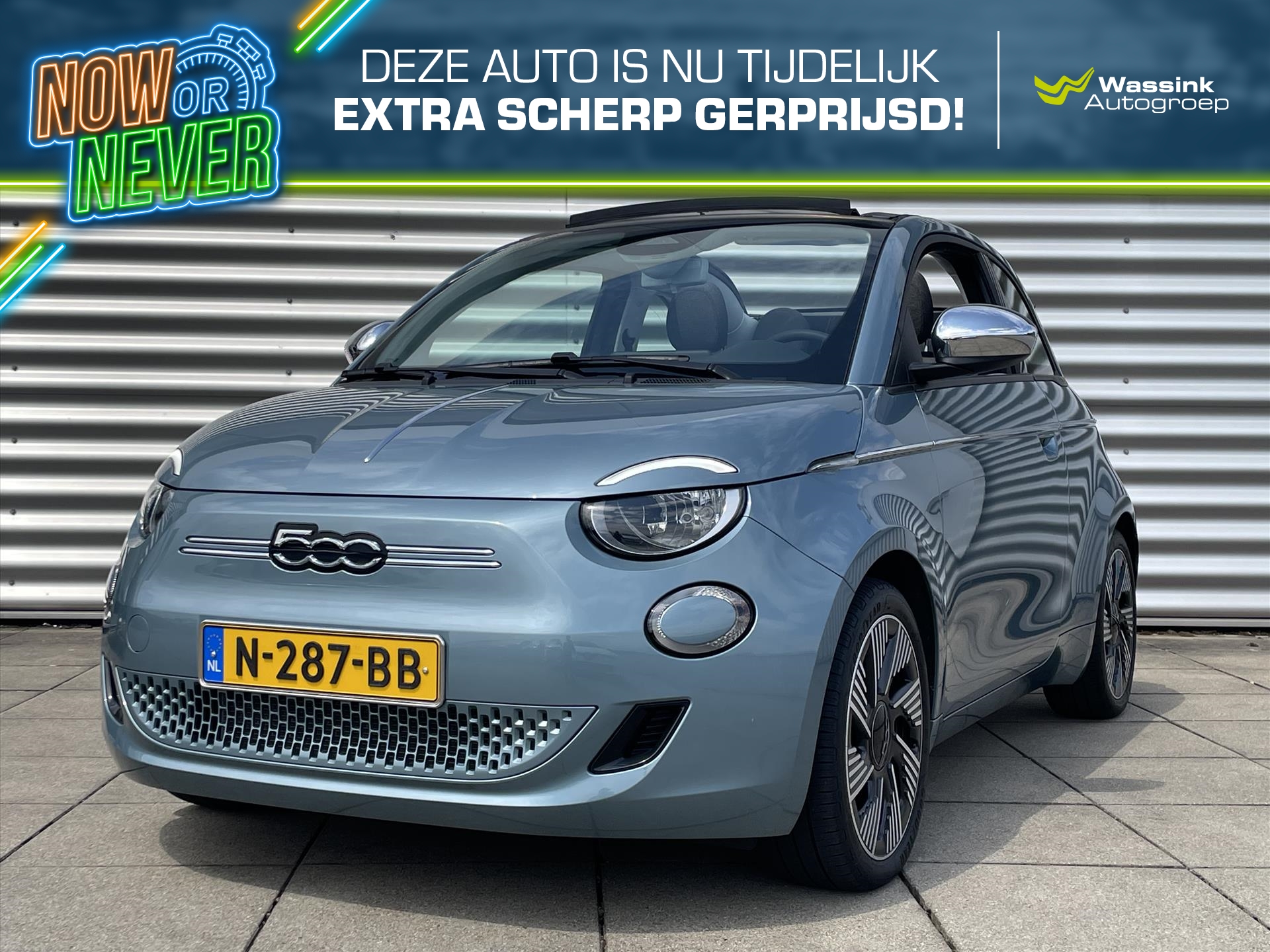 FIAT 500C 42kWh 118pk Aut Icon Cabrio | 100% elektrisch |  Navigatie | Cruise Control | PDC I Now or Never Deal