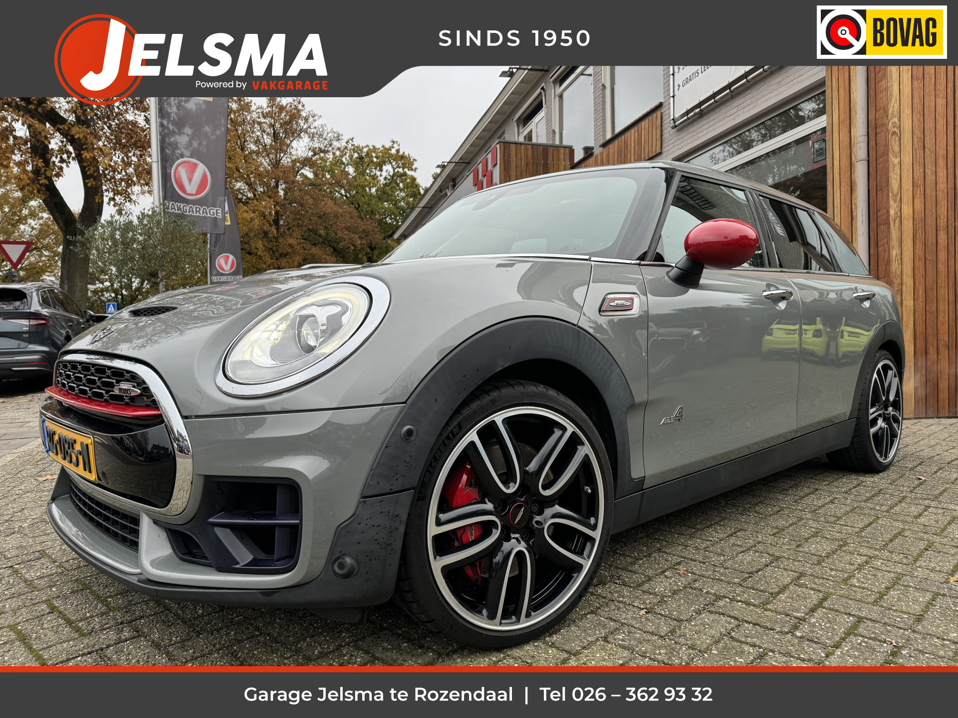 MINI Clubman 2.0 JCW 231pk ALL4 Aut. Wired pack | Pano | Orig NL auto