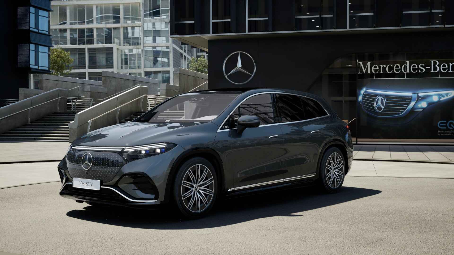 Mercedes-Benz EQS SUV 450+ AMG Line 108 kWh | Premium pakket | Rijassistentiepakket Plus | 360°-camera | Hyperscreen | Burmester® 3D | Augmented reality | Digital Light | - 13/15