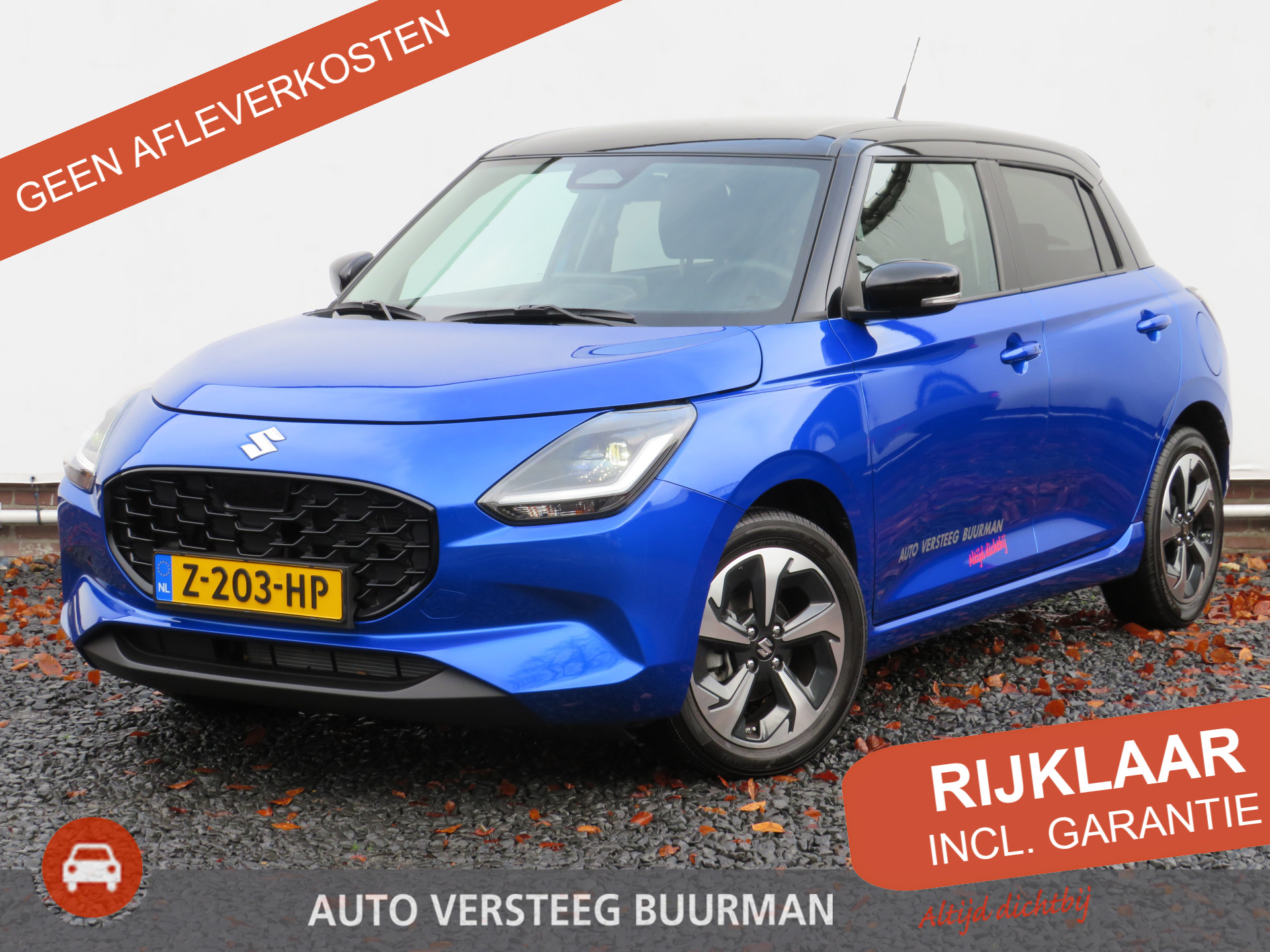 Suzuki Swift 1.2 Style/Stijl Smart Hybrid, NW MODEL, ORG NL en 5000 KM! Draadloos Carplay, Camera en parkeersensoren!